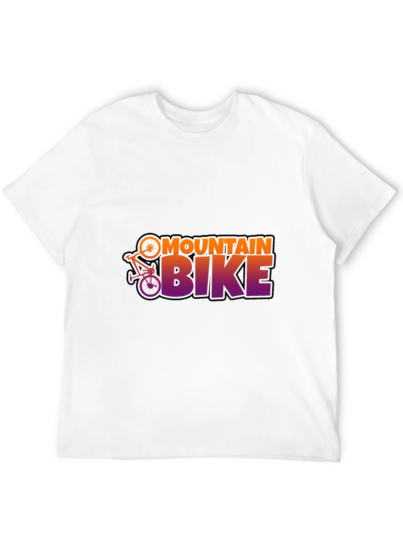 Mountain Bike T-Shirt: Gradient Design Active Wear
