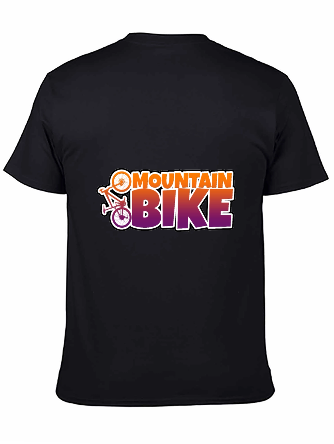 Mountain Bike T-Shirt: Gradient Design Active Wear