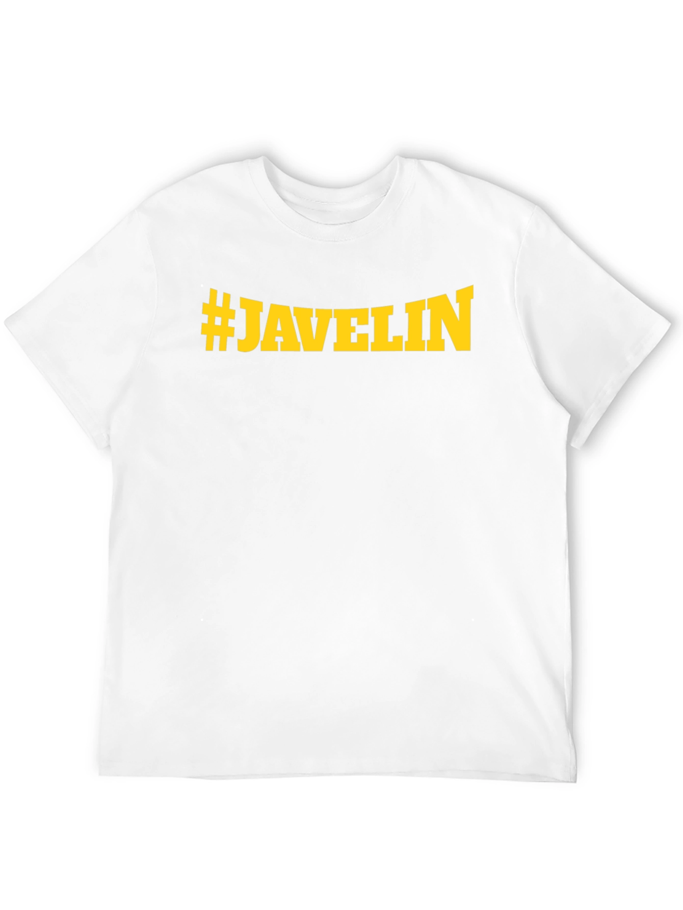 #Javelin Black Cotton Graphic Tee