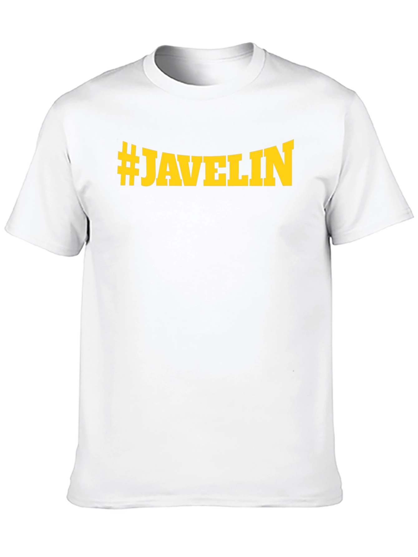 #Javelin Black Cotton Graphic Tee