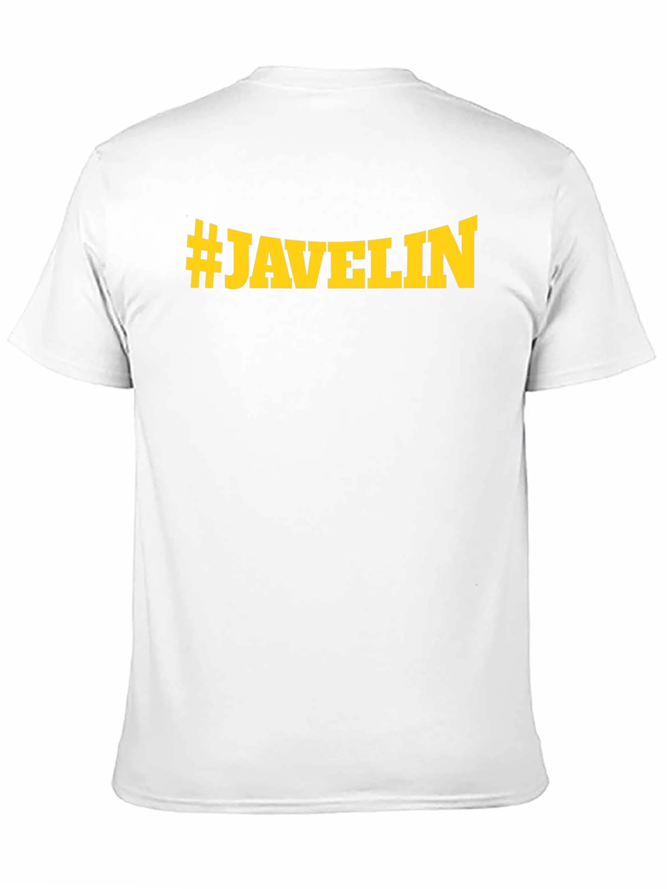 #Javelin Black Cotton Graphic Tee