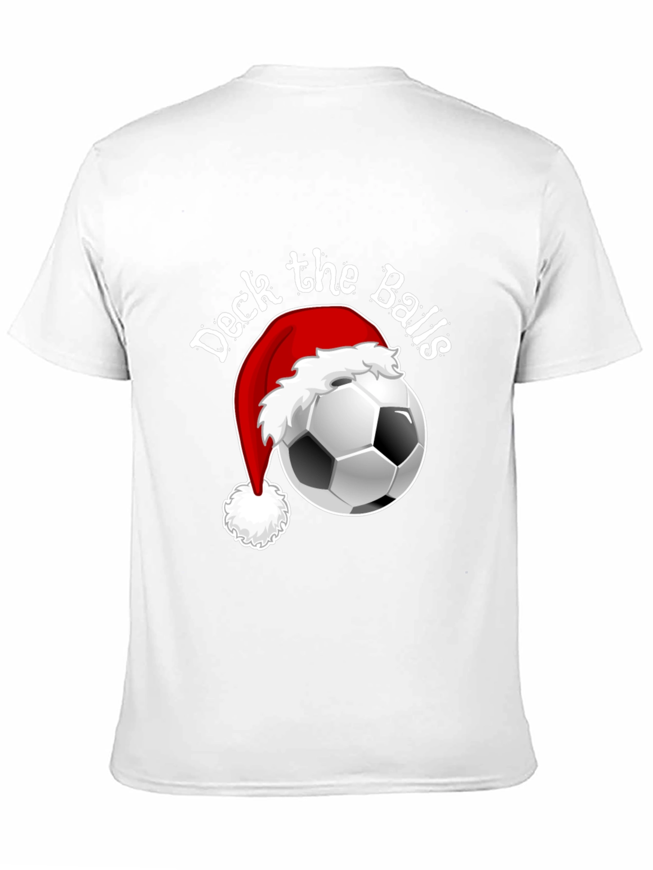 Deck The Balls Funny Christmas Soccer T-Shirt