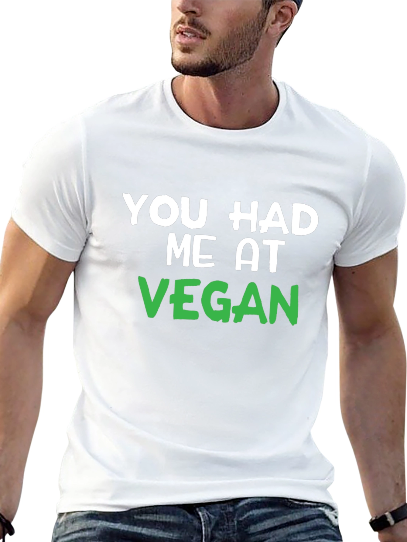 You Had Me At Vegan Black T-Shirt