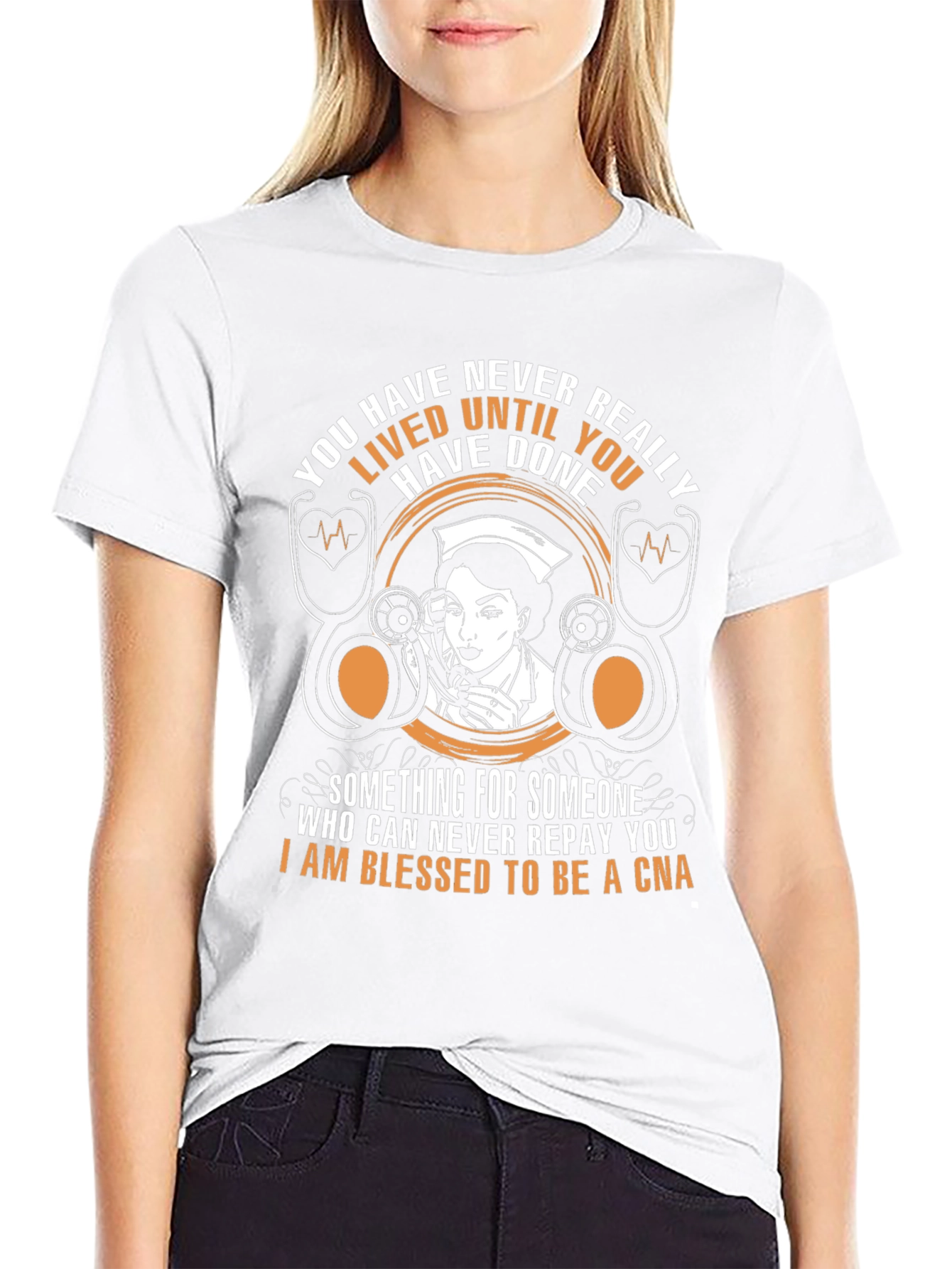 Blessed CNA Graphic T-Shirt - Nurse Appreciation Tee