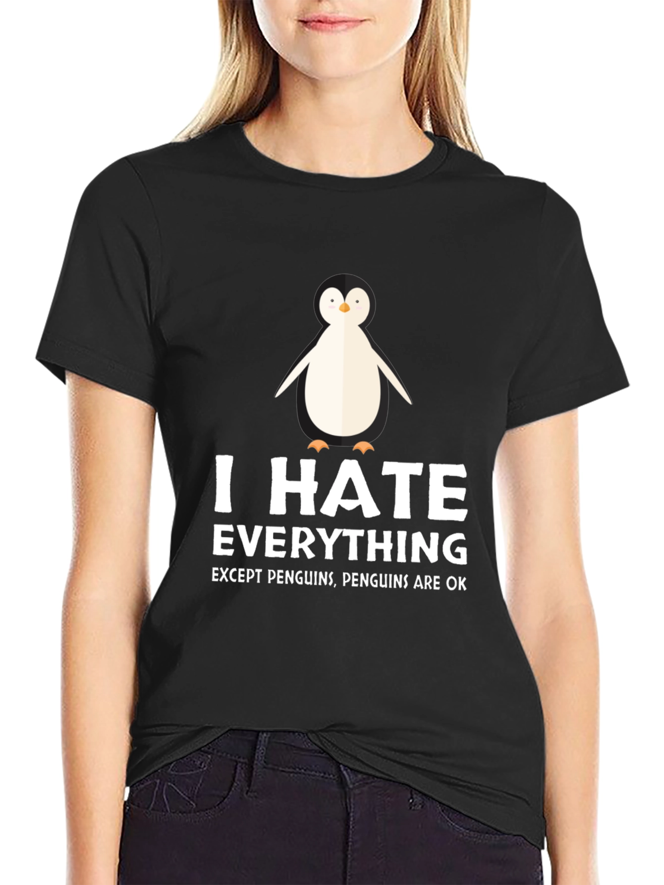 I Hate Everything Except Penguins T-Shirt