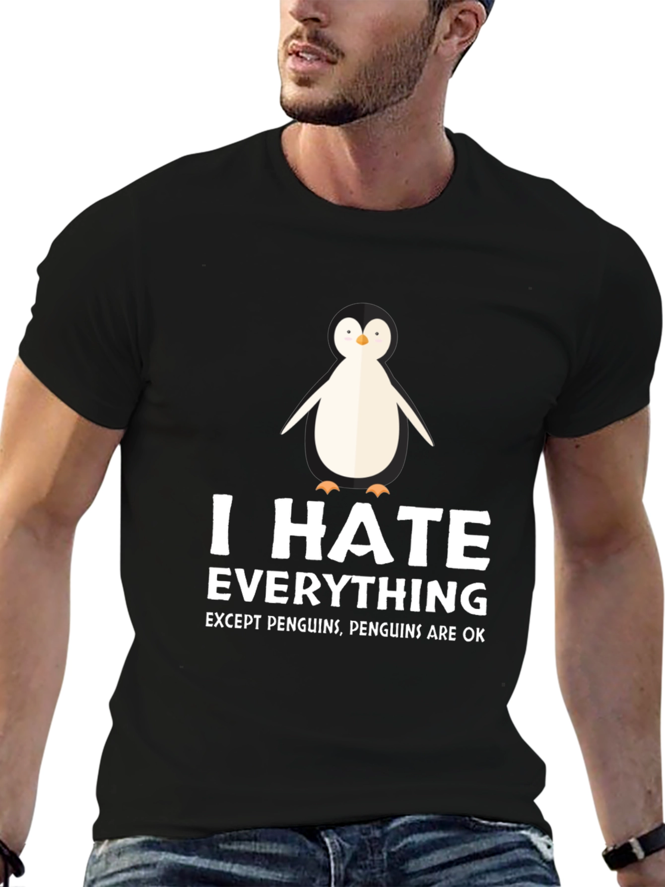 I Hate Everything Except Penguins T-Shirt
