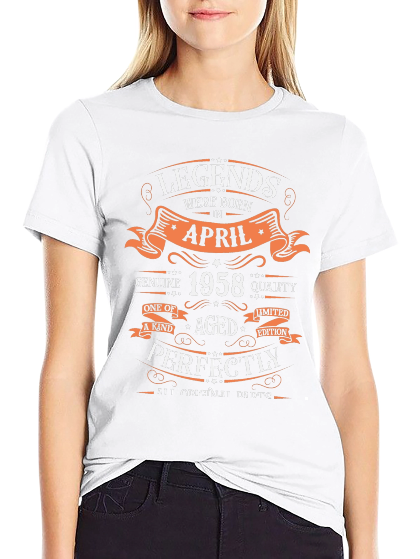 Legends Born in April 1958 T-Shirt