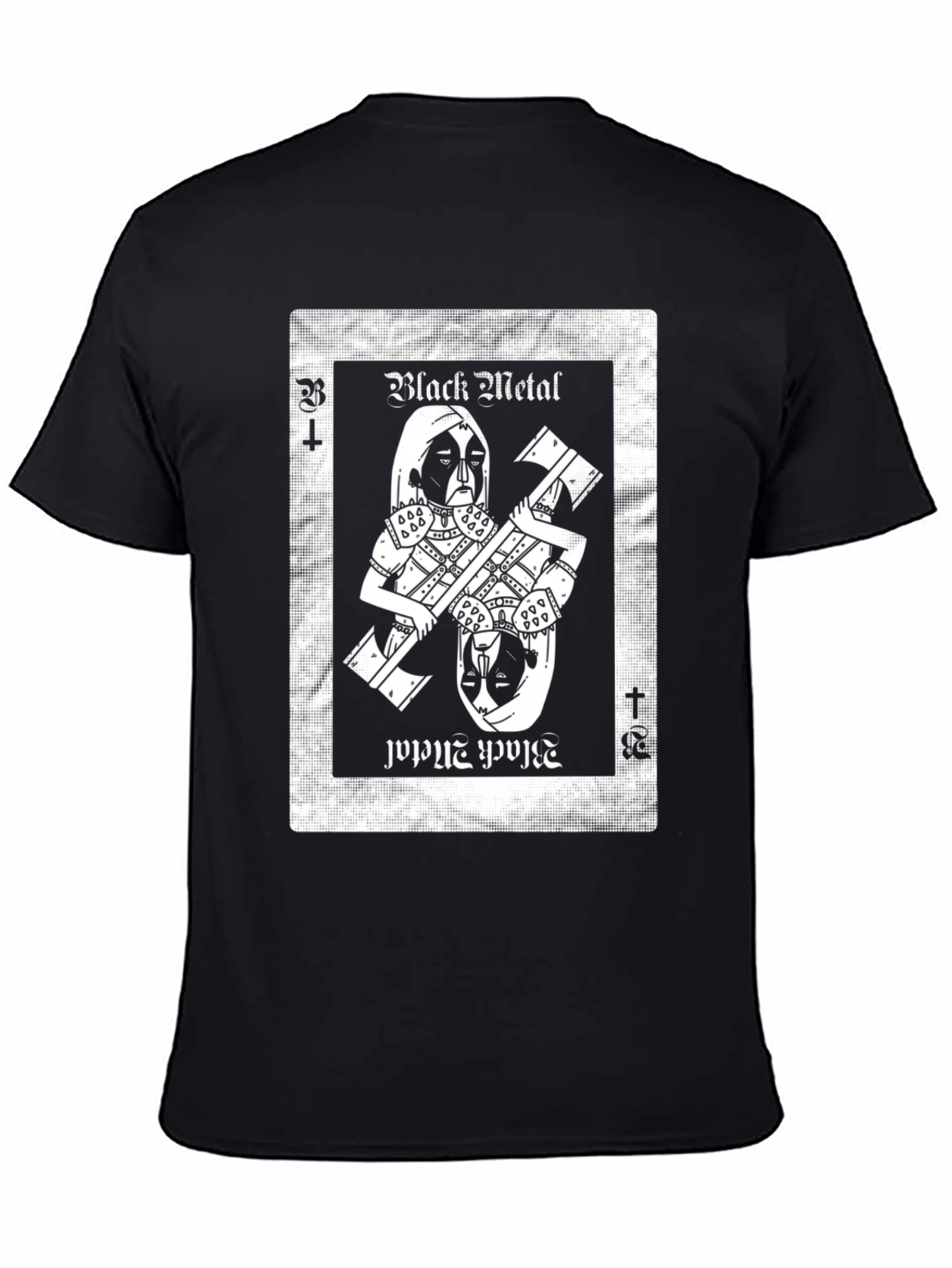 Black Metal Card T-Shirt