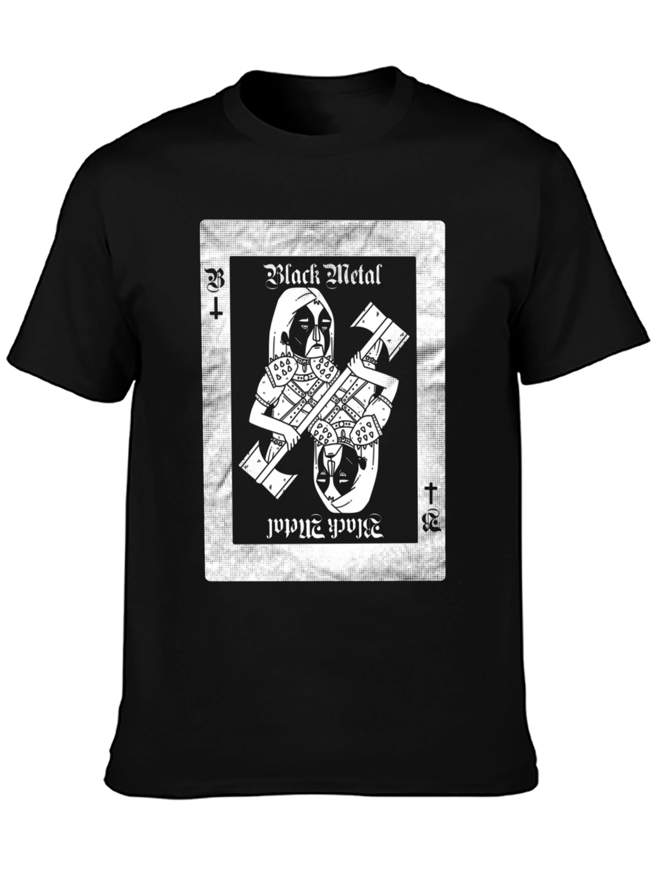 Black Metal Card T-Shirt