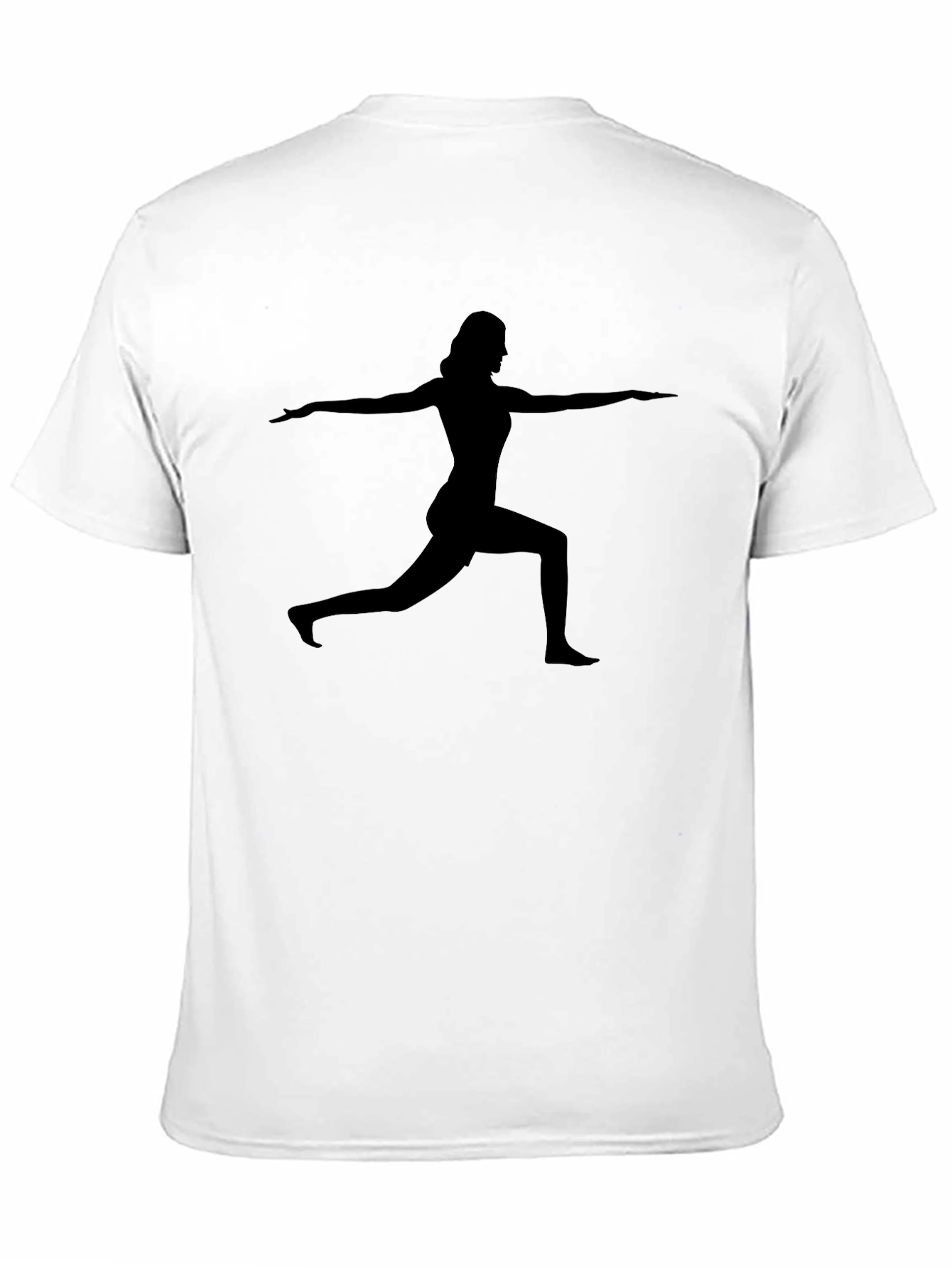 Yoga Pose Graphic Tee - Black