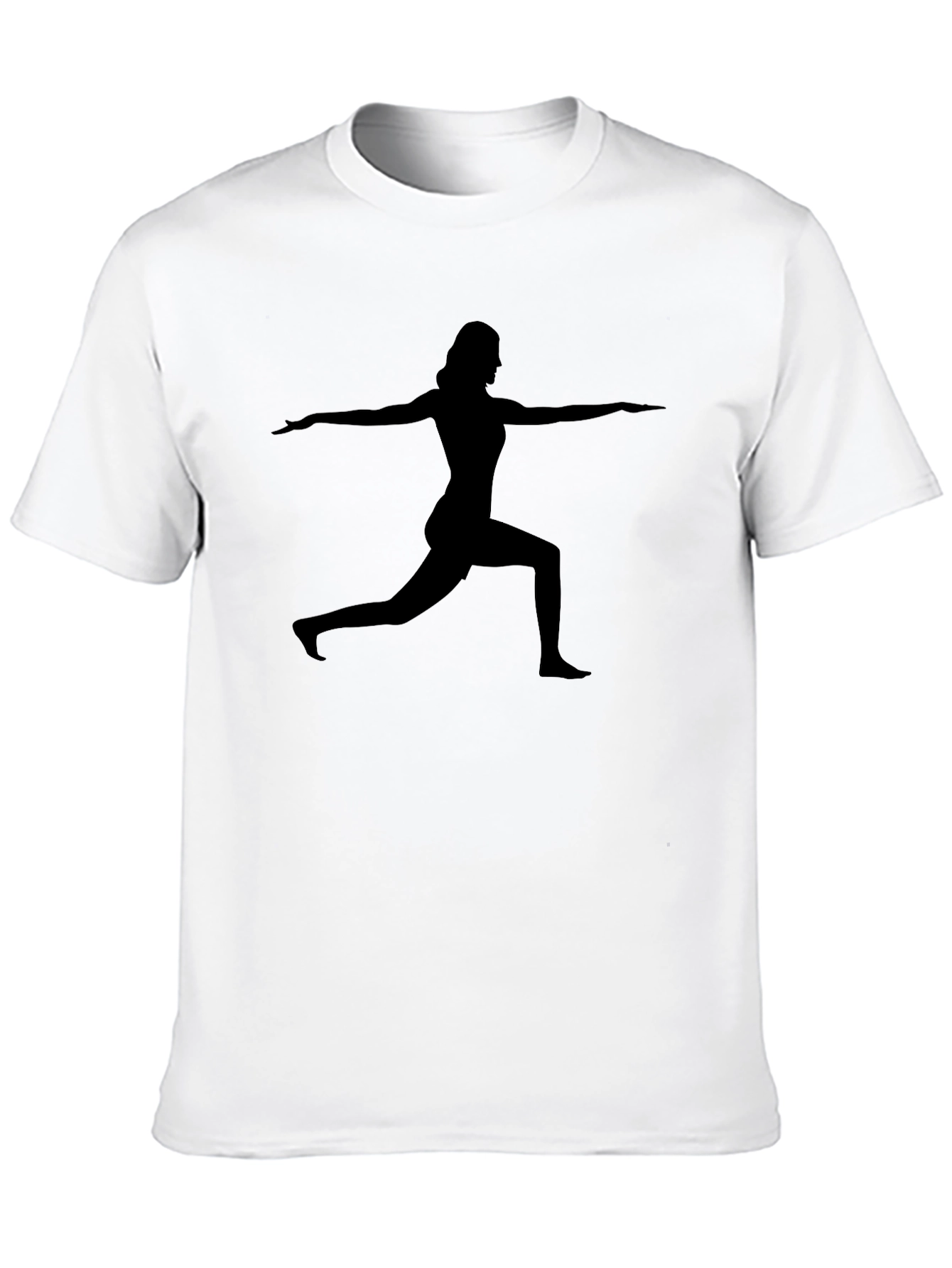 Yoga Pose Graphic Tee - Black