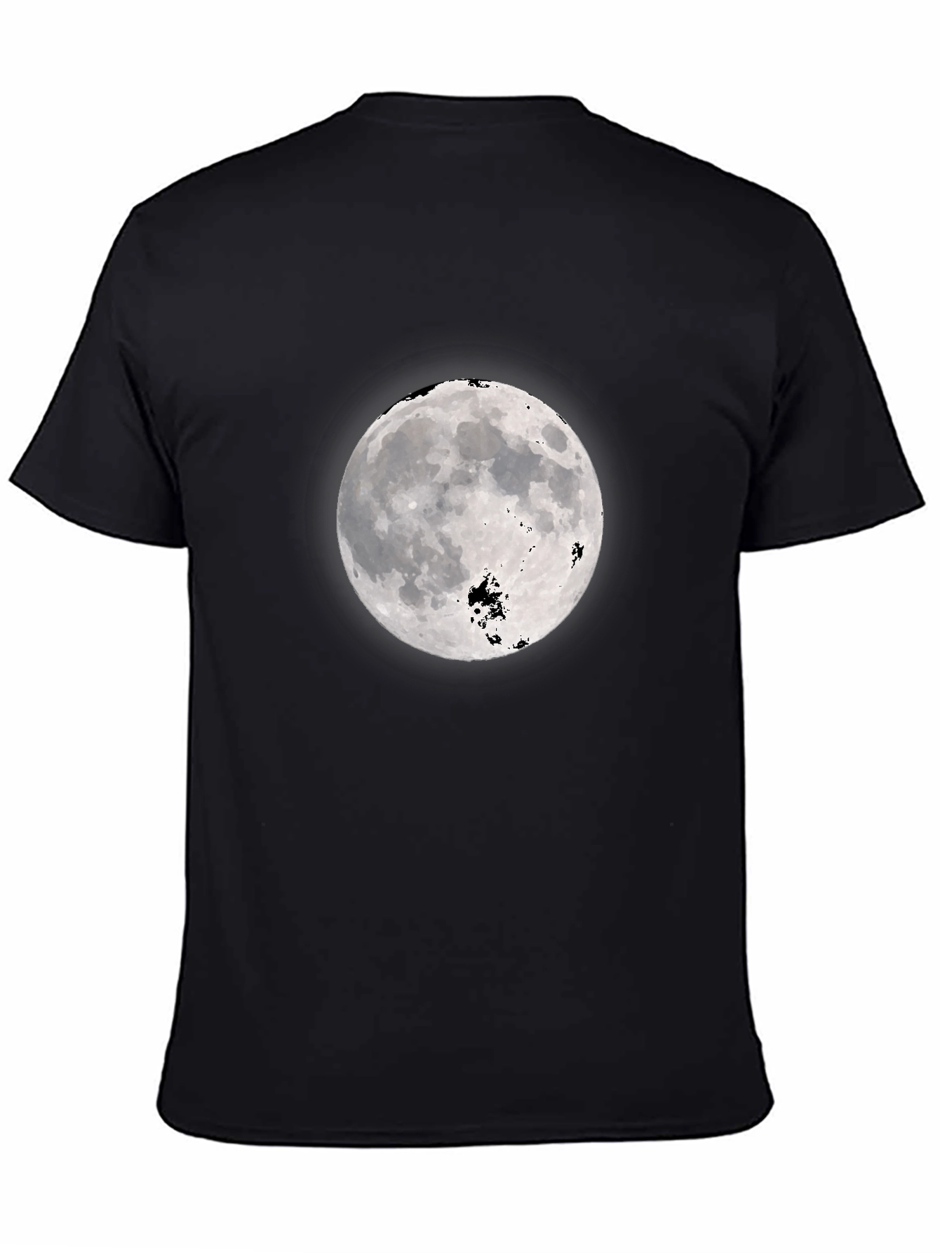 Moon Graphic Black T-Shirt - Celestial Style