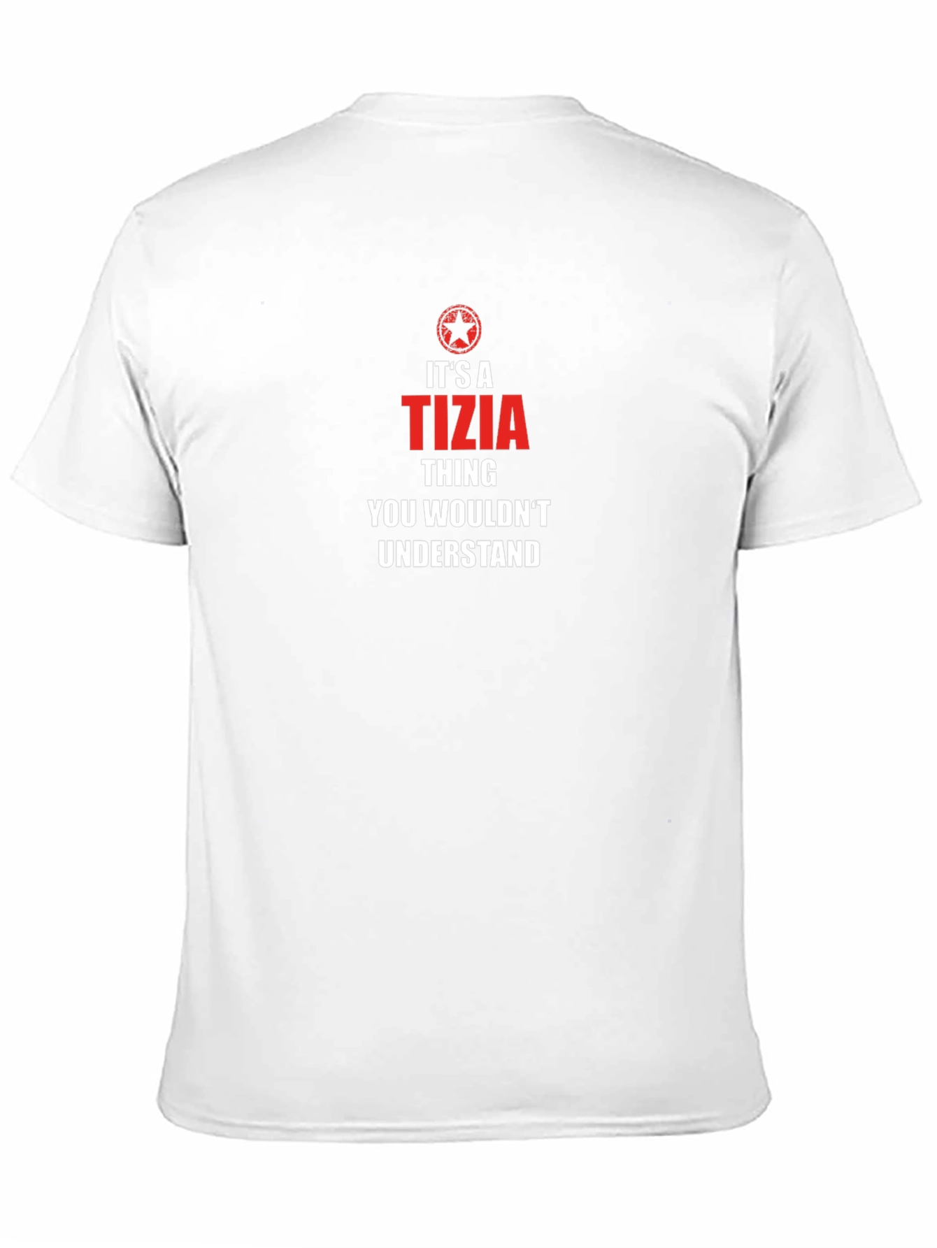 Its a Tizia Thing Mens Black Graphic Tee