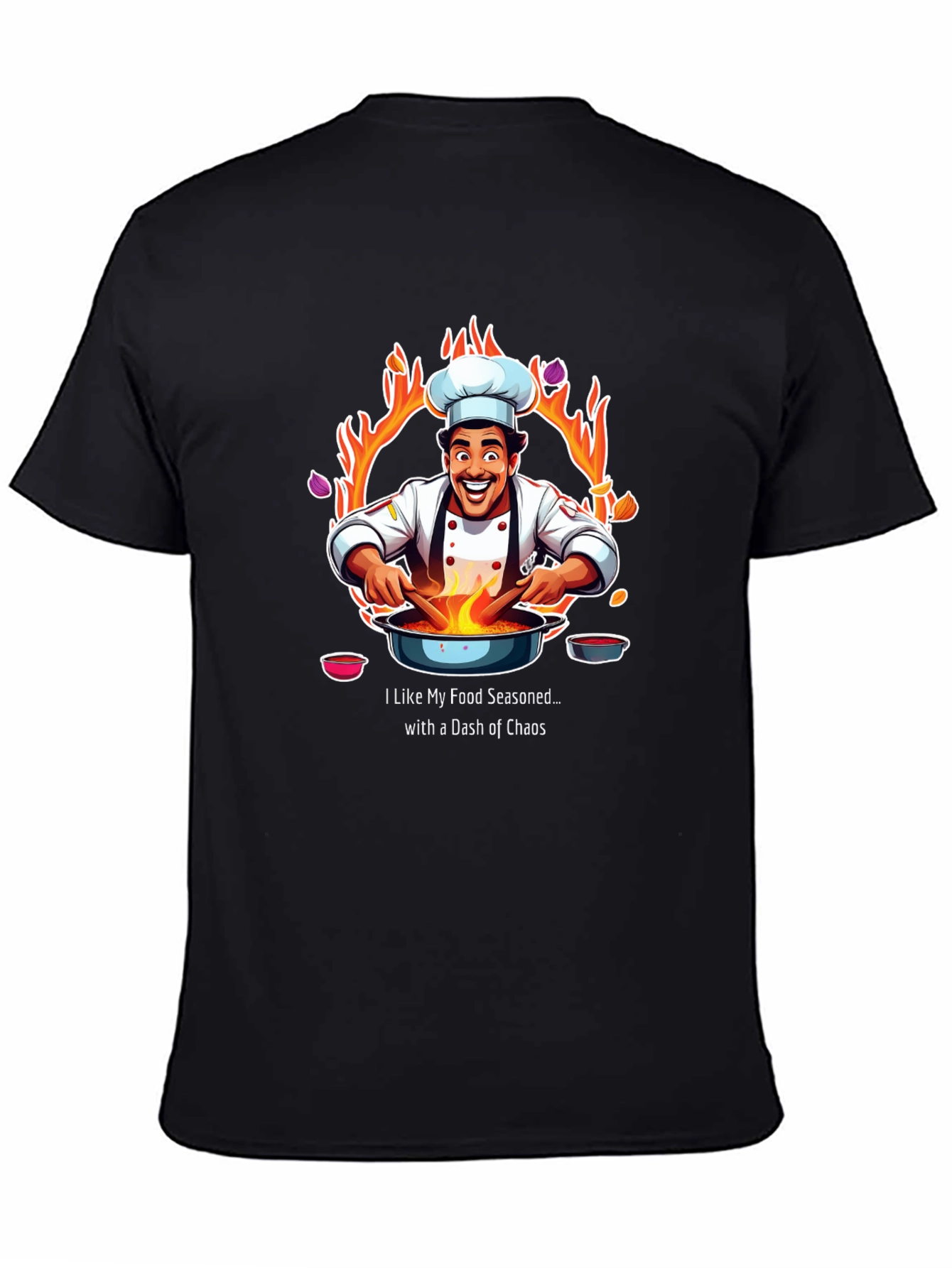 Chef Chaos T-Shirt - Seasoned with Fun