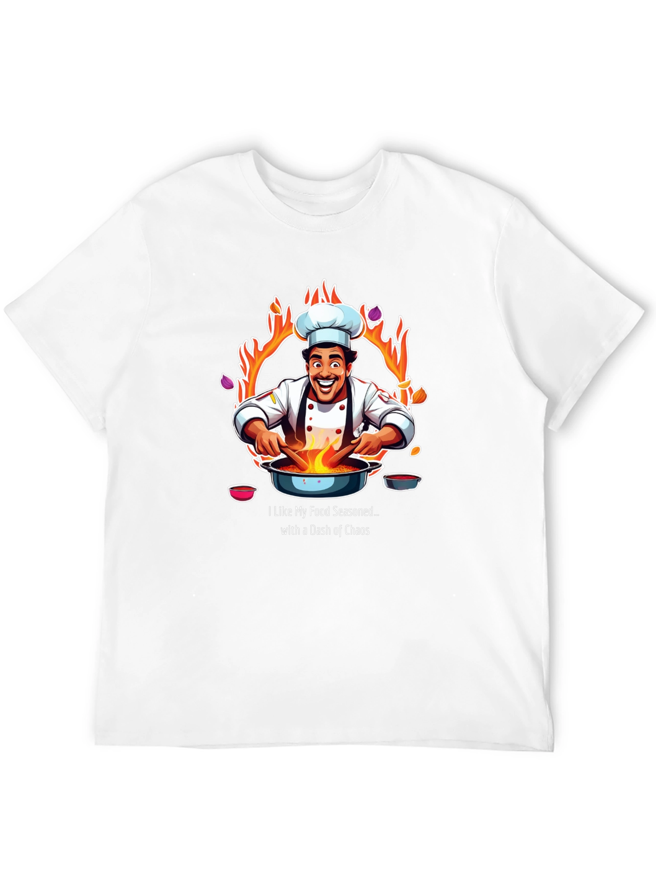 Chef Chaos T-Shirt - Seasoned with Fun
