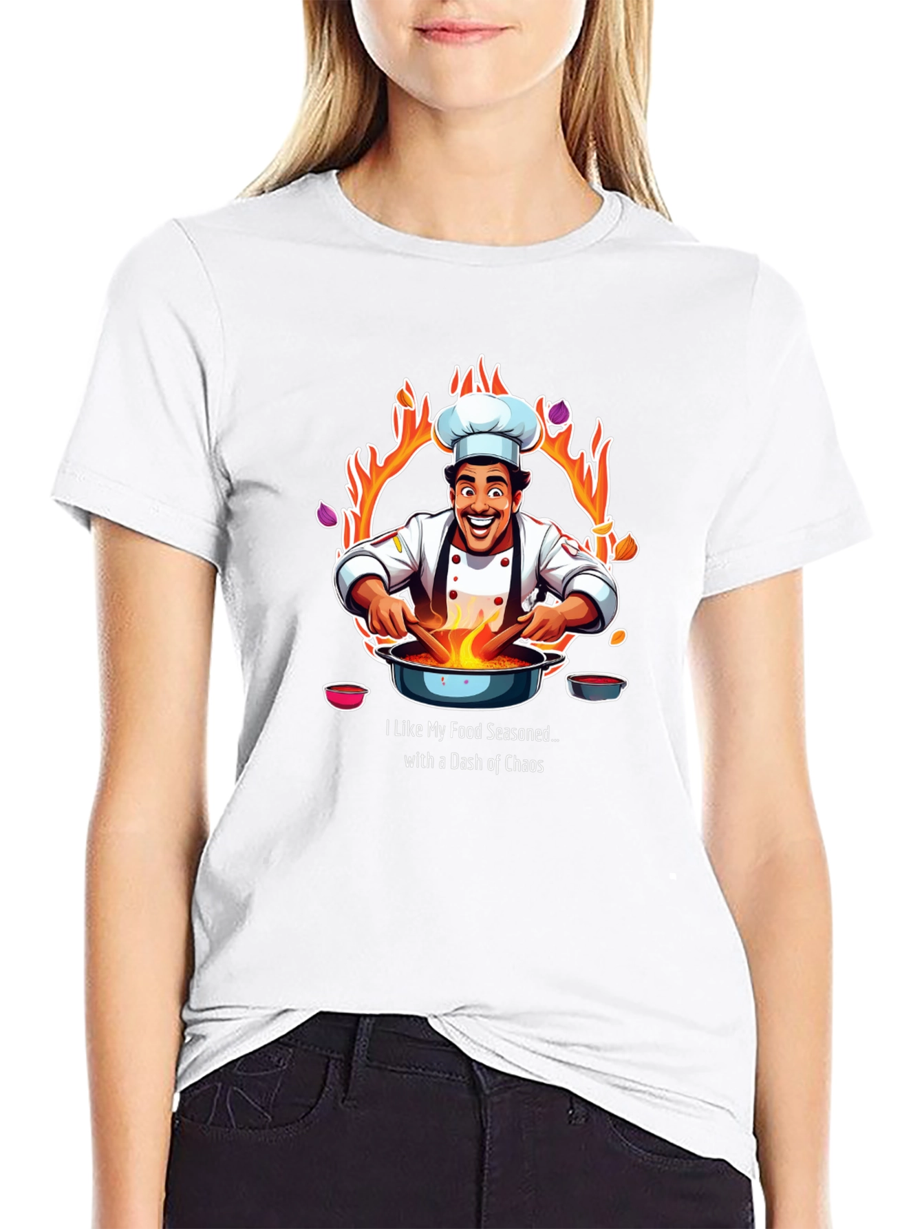 Chef Chaos T-Shirt - Seasoned with Fun