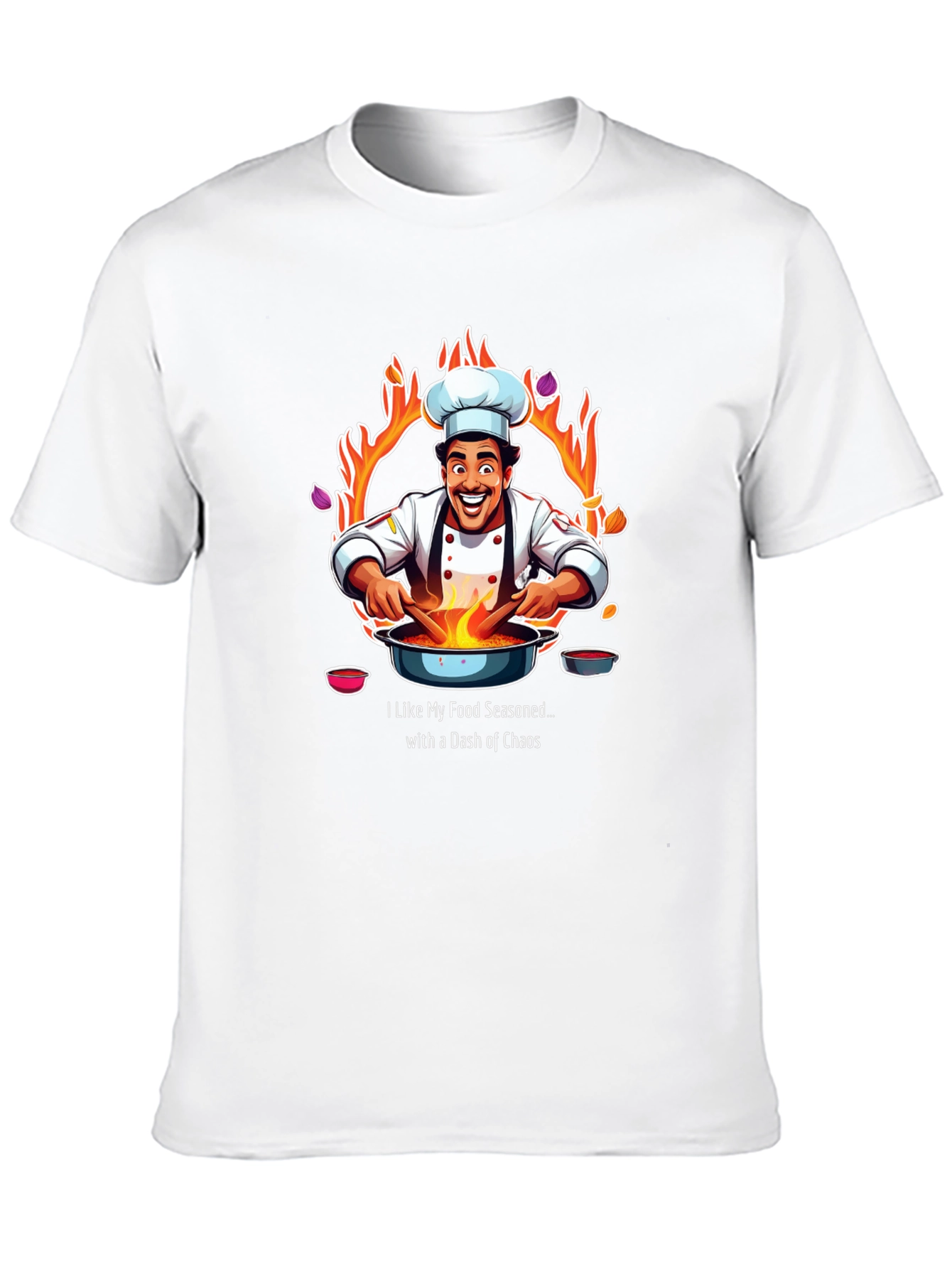 Chef Chaos T-Shirt - Seasoned with Fun