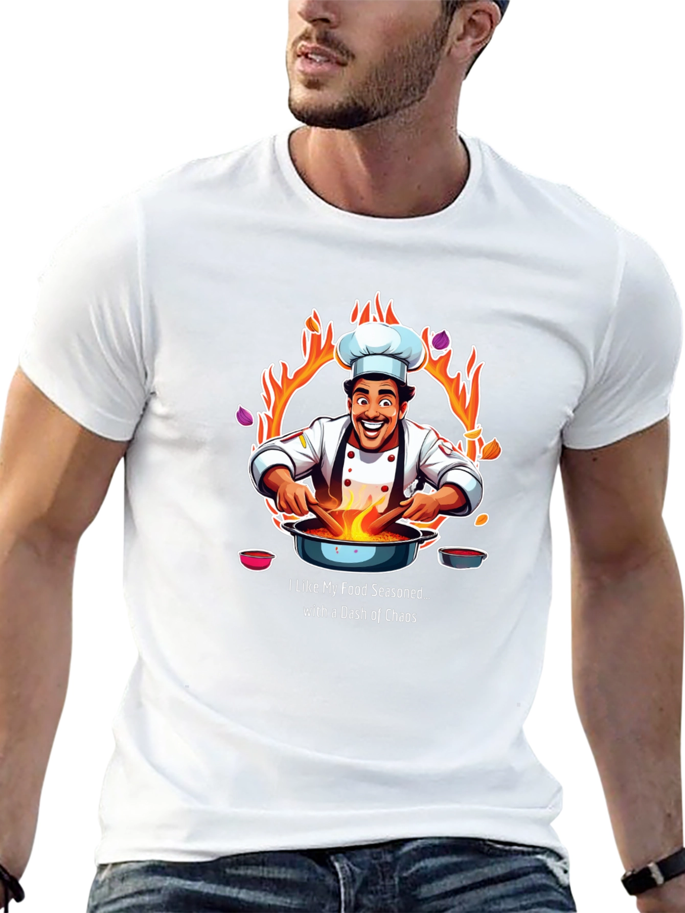Chef Chaos T-Shirt - Seasoned with Fun
