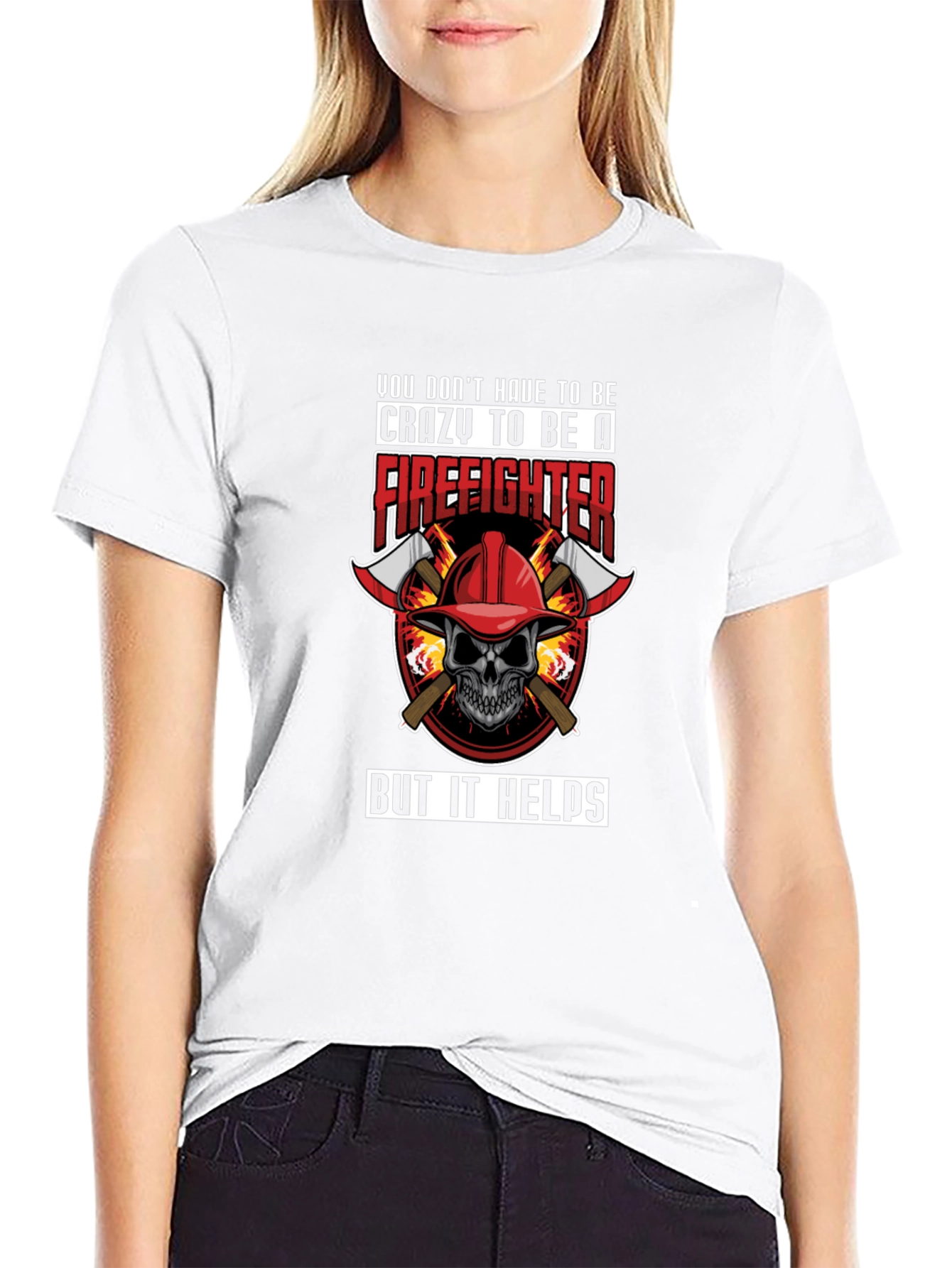 Firefighter Crazy T-Shirt