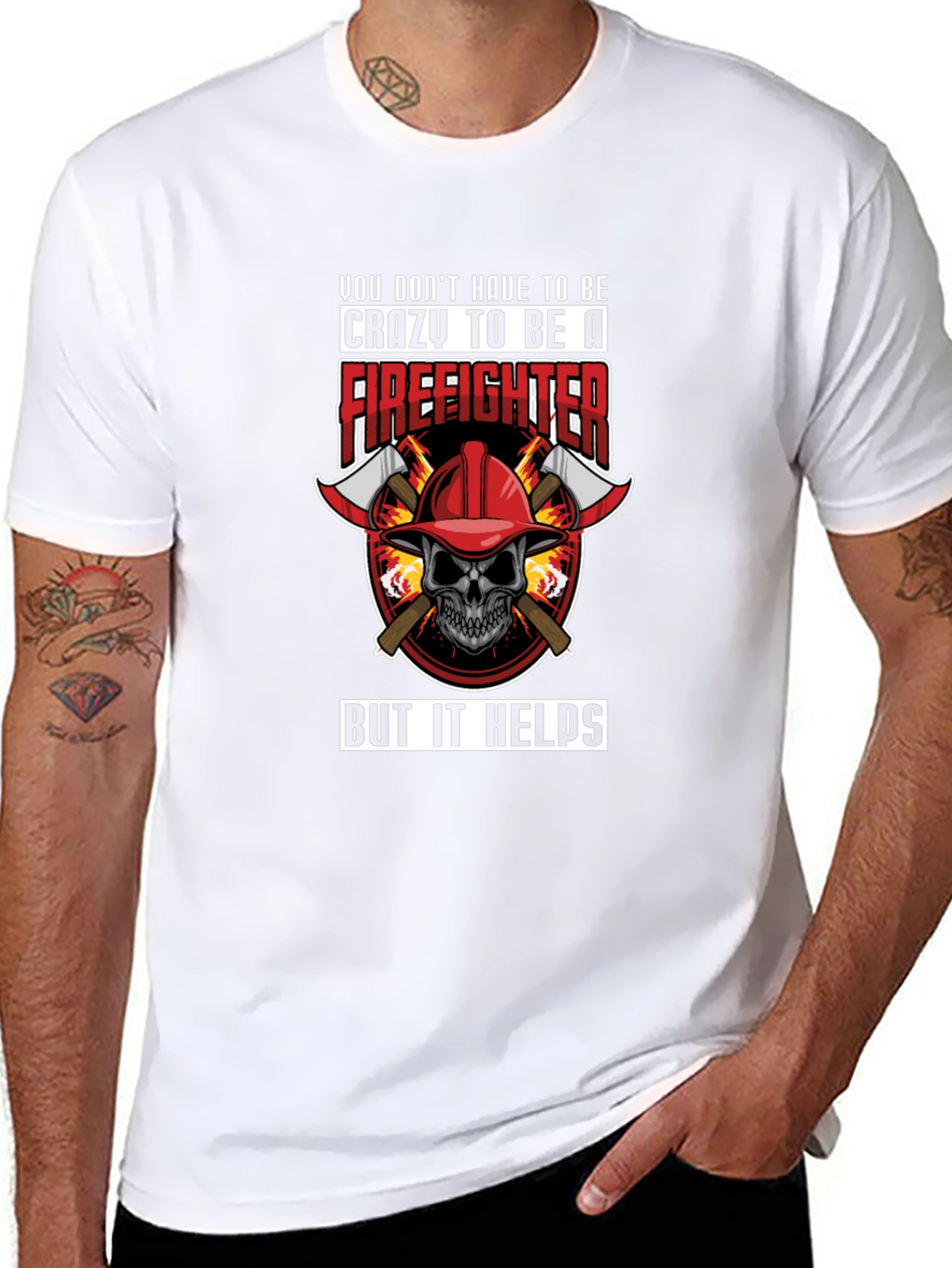 Firefighter Crazy T-Shirt