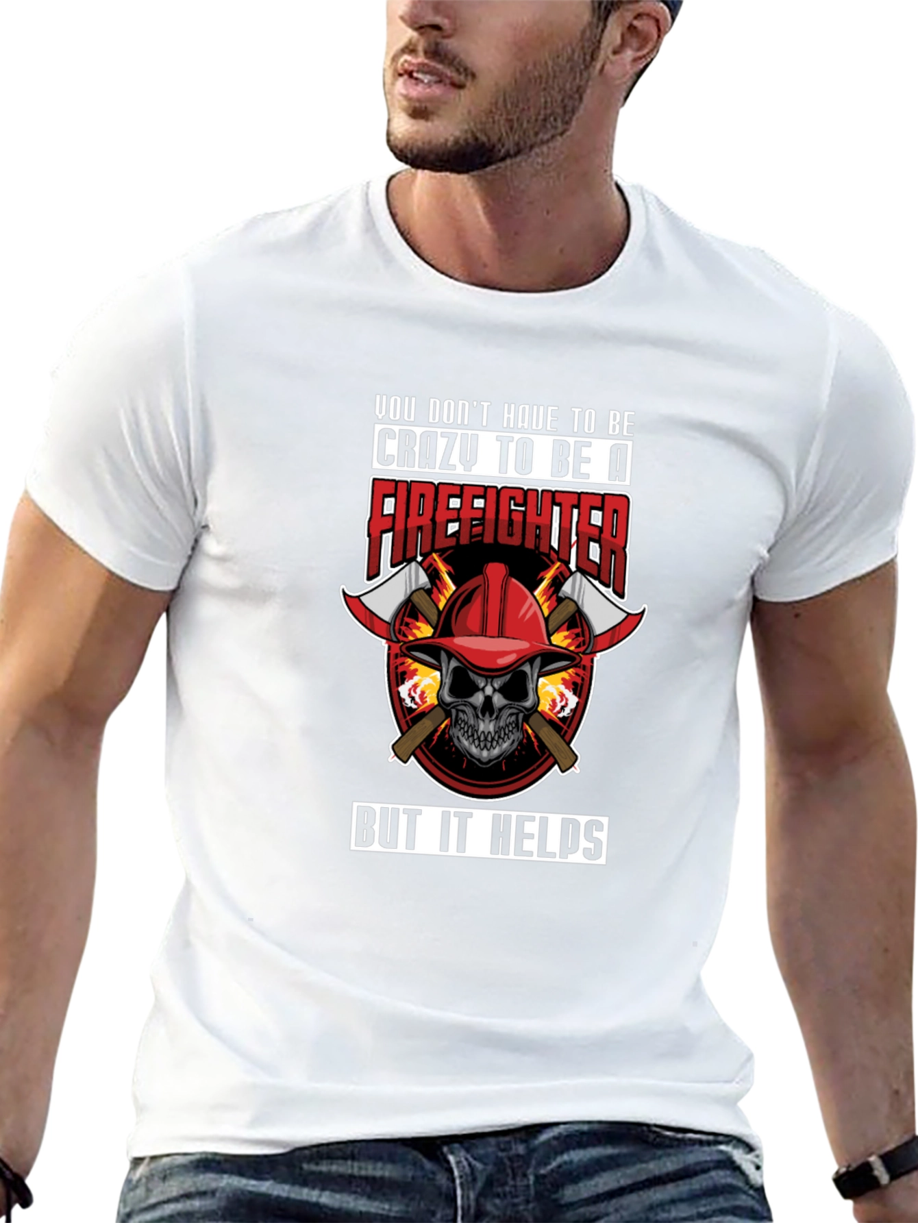 Firefighter Crazy T-Shirt