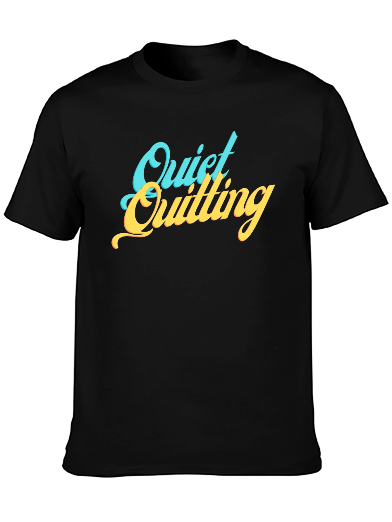 Quiet Quilting Graphic T-Shirt - Comfy Casual Tee