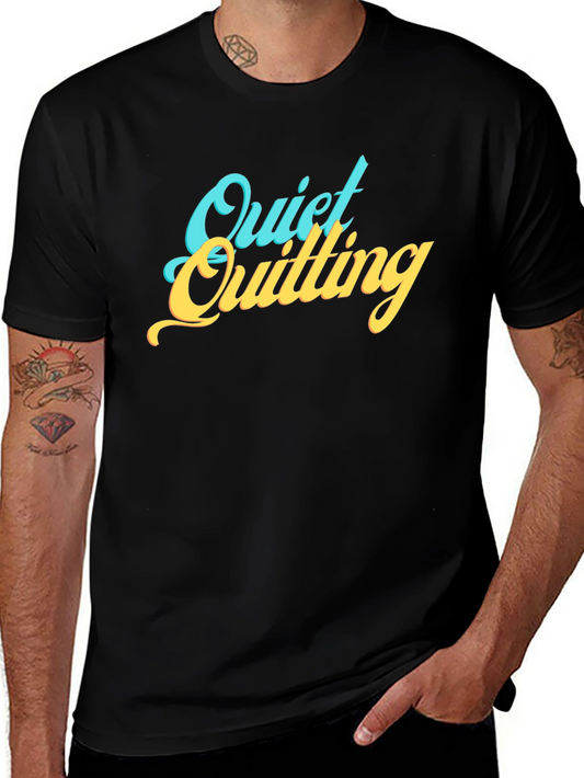 Quiet Quilting Graphic T-Shirt - Comfy Casual Tee