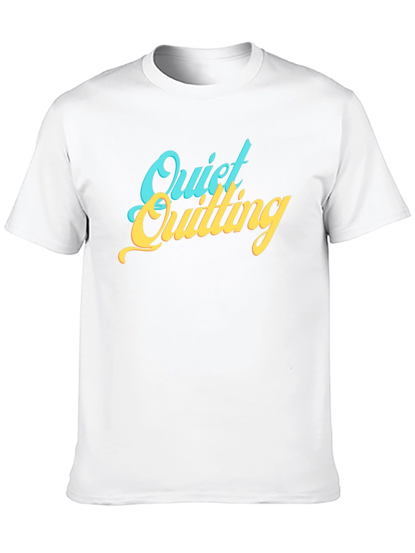 Quiet Quilting Graphic T-Shirt - Comfy Casual Tee