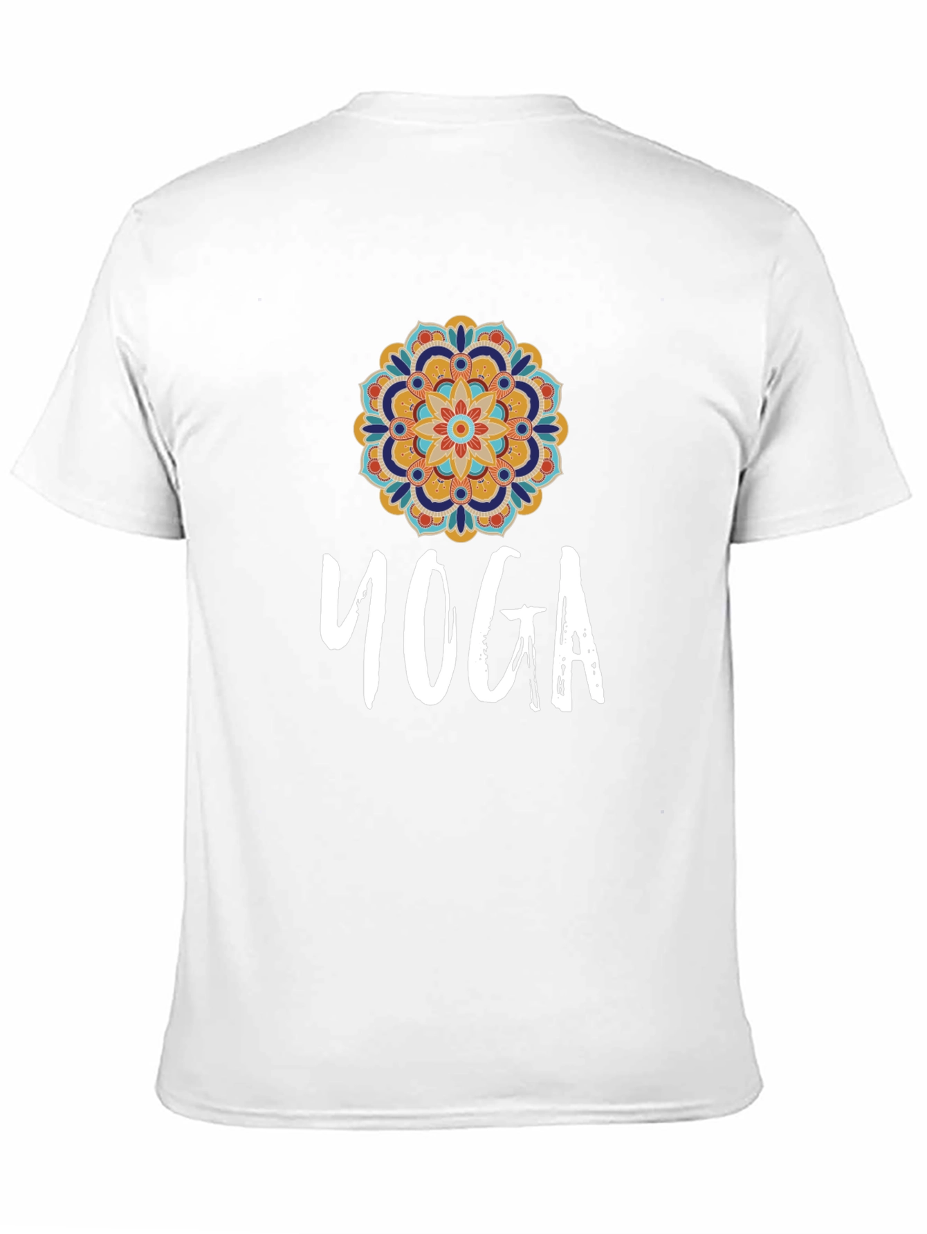 Yoga Mandala Graphic Tee - Stylish Comfort