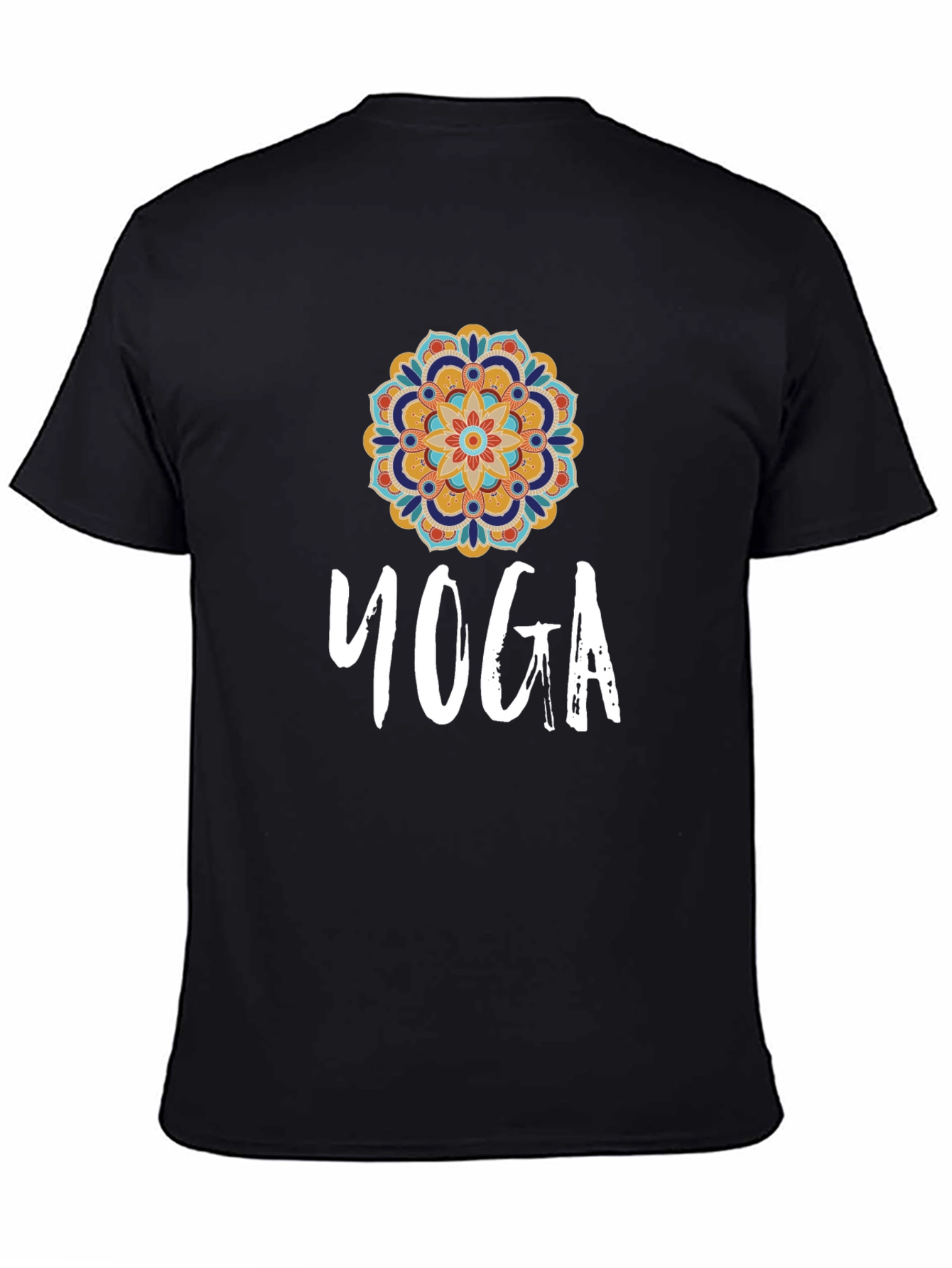 Yoga Mandala Graphic Tee - Stylish Comfort