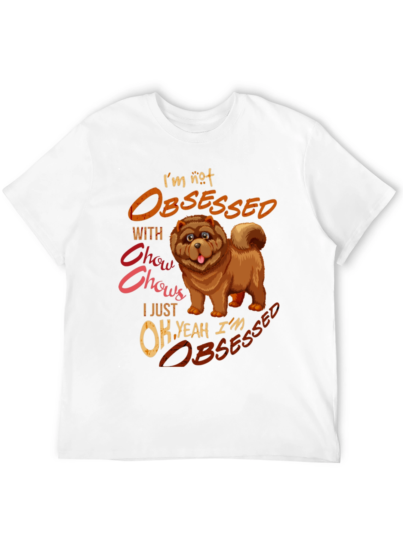 Chow Chow Obsessed Graphic T-Shirt