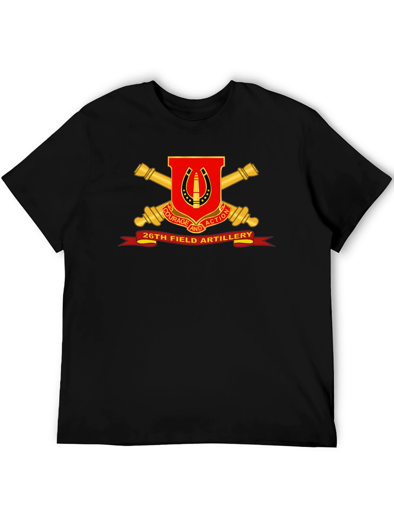 26th Field Artillery T-Shirt - Courage and Action