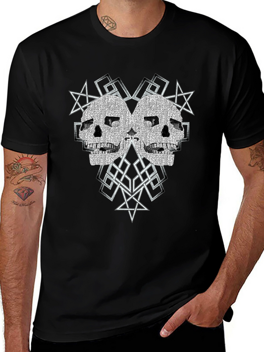 Skull Graphic T-Shirt - Edgy Streetwear