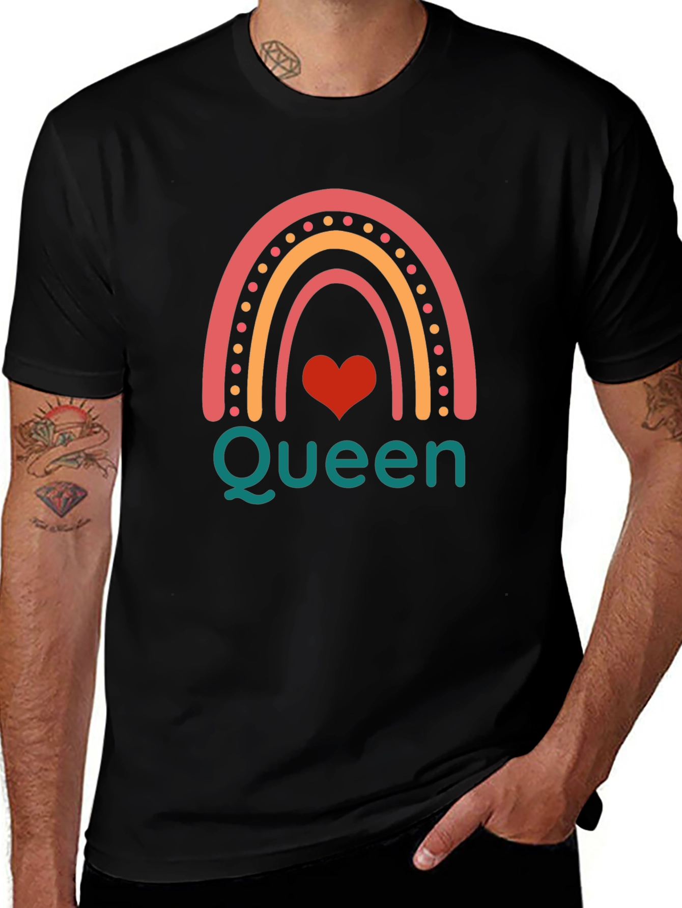 Queen Rainbow Graphic Tee