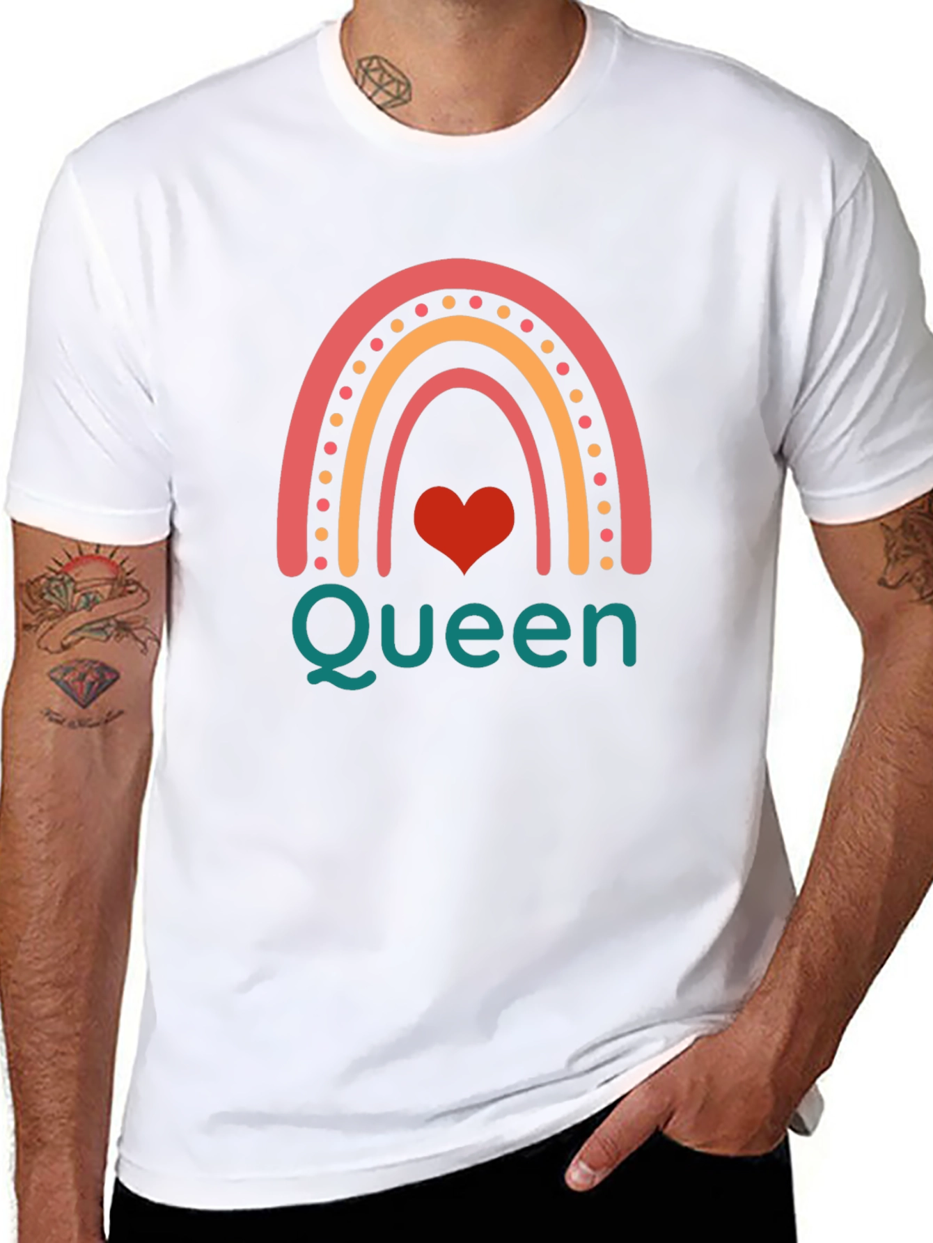 Queen Rainbow Graphic Tee
