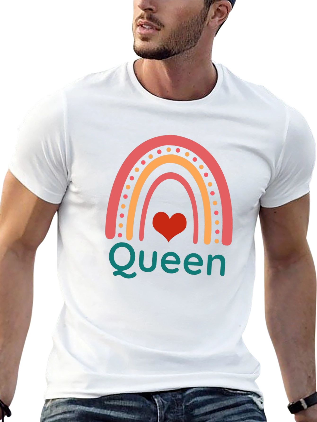 Queen Rainbow Graphic Tee
