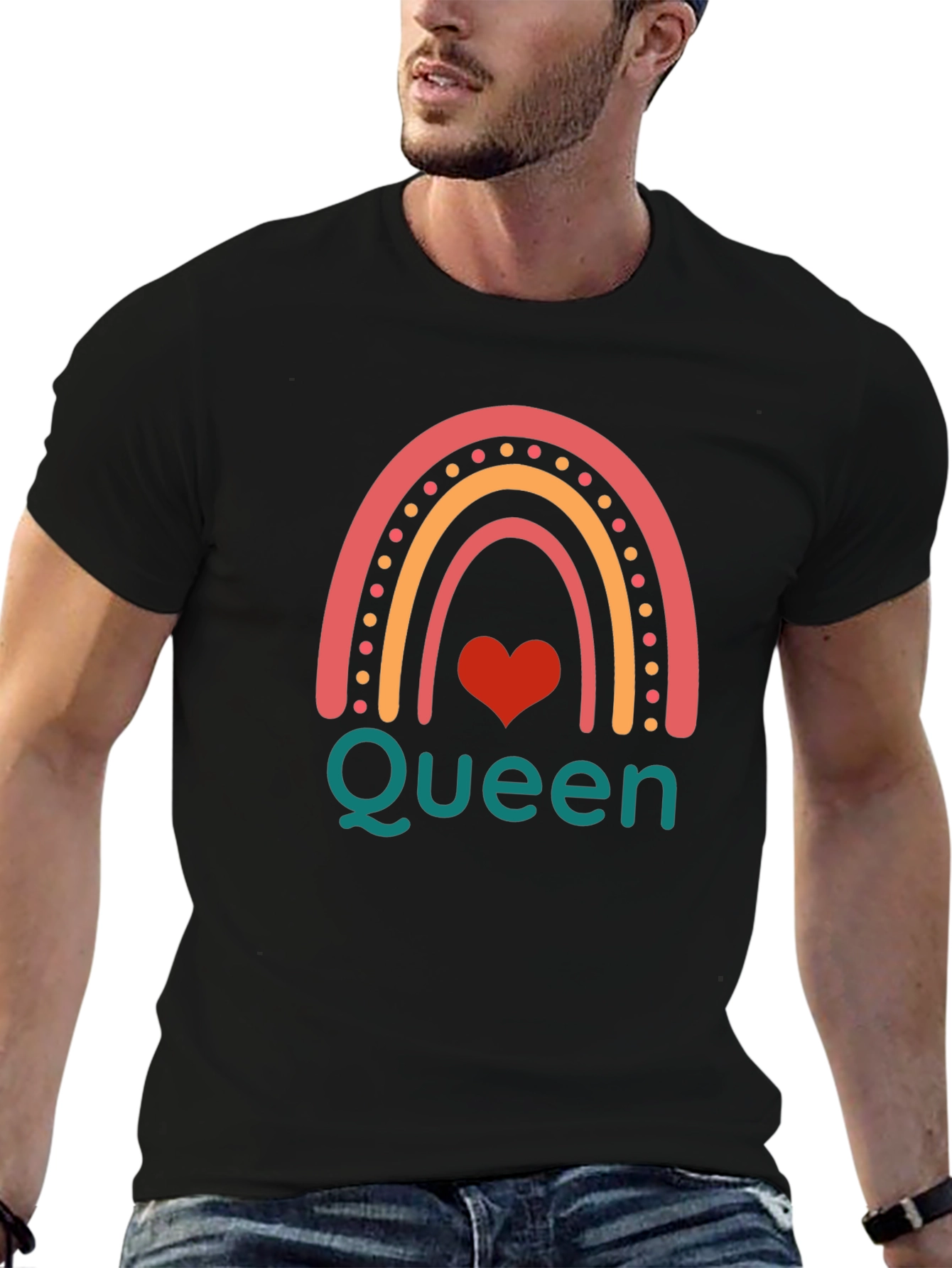 Queen Rainbow Graphic Tee