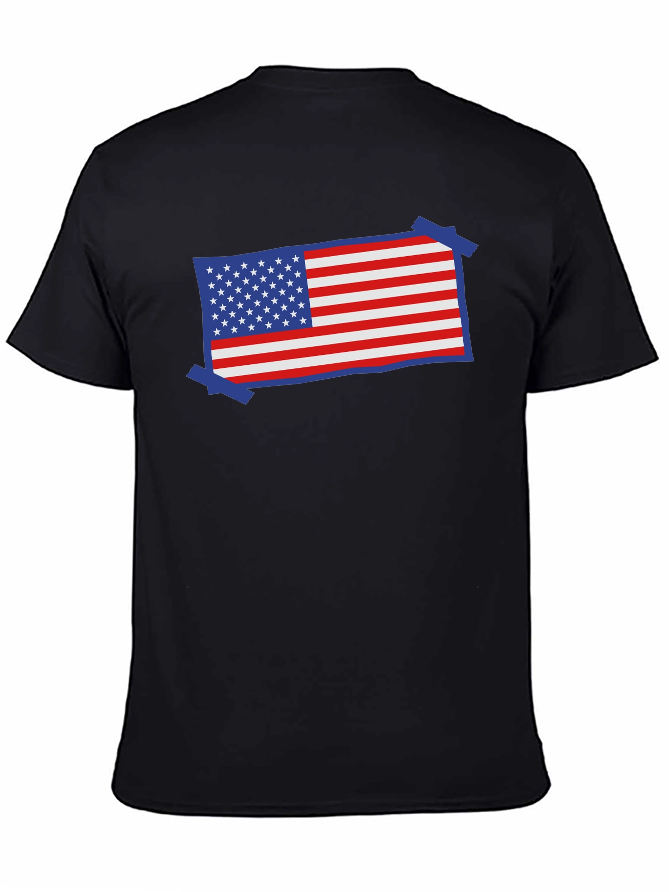 USA Flag Patriotic T-Shirt - Red White and Blue