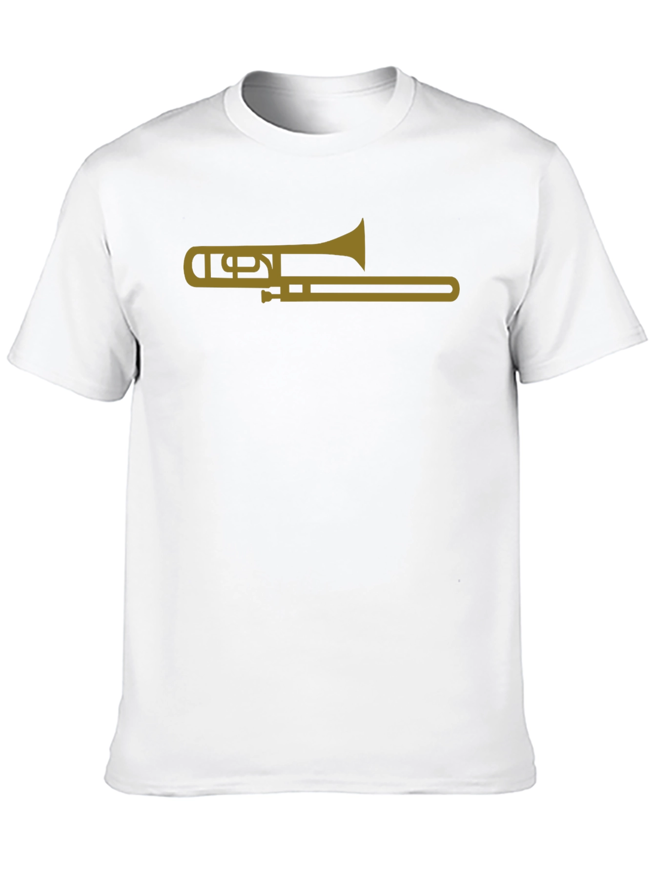 Trombone Graphic Tee - Musicians Black T-Shirt