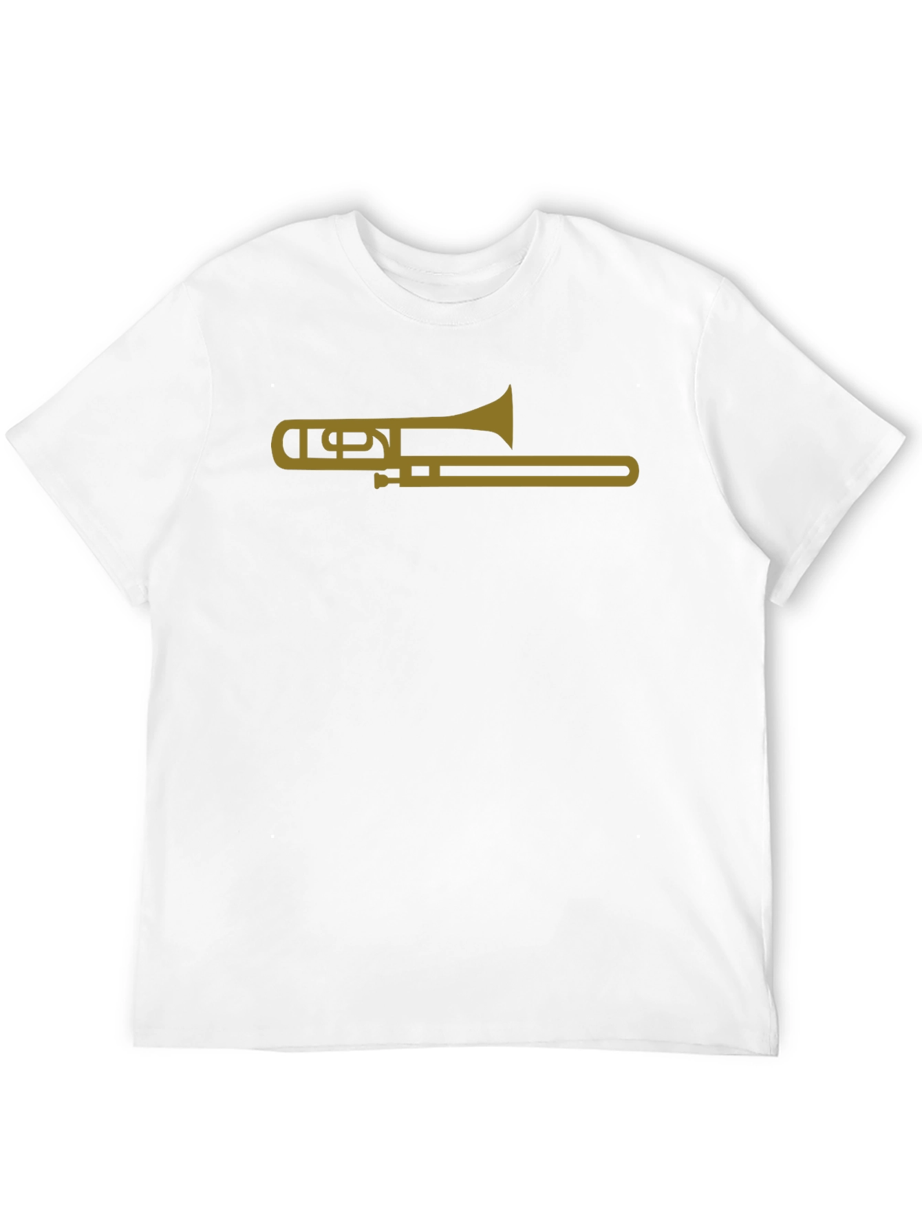 Trombone Graphic Tee - Musicians Black T-Shirt