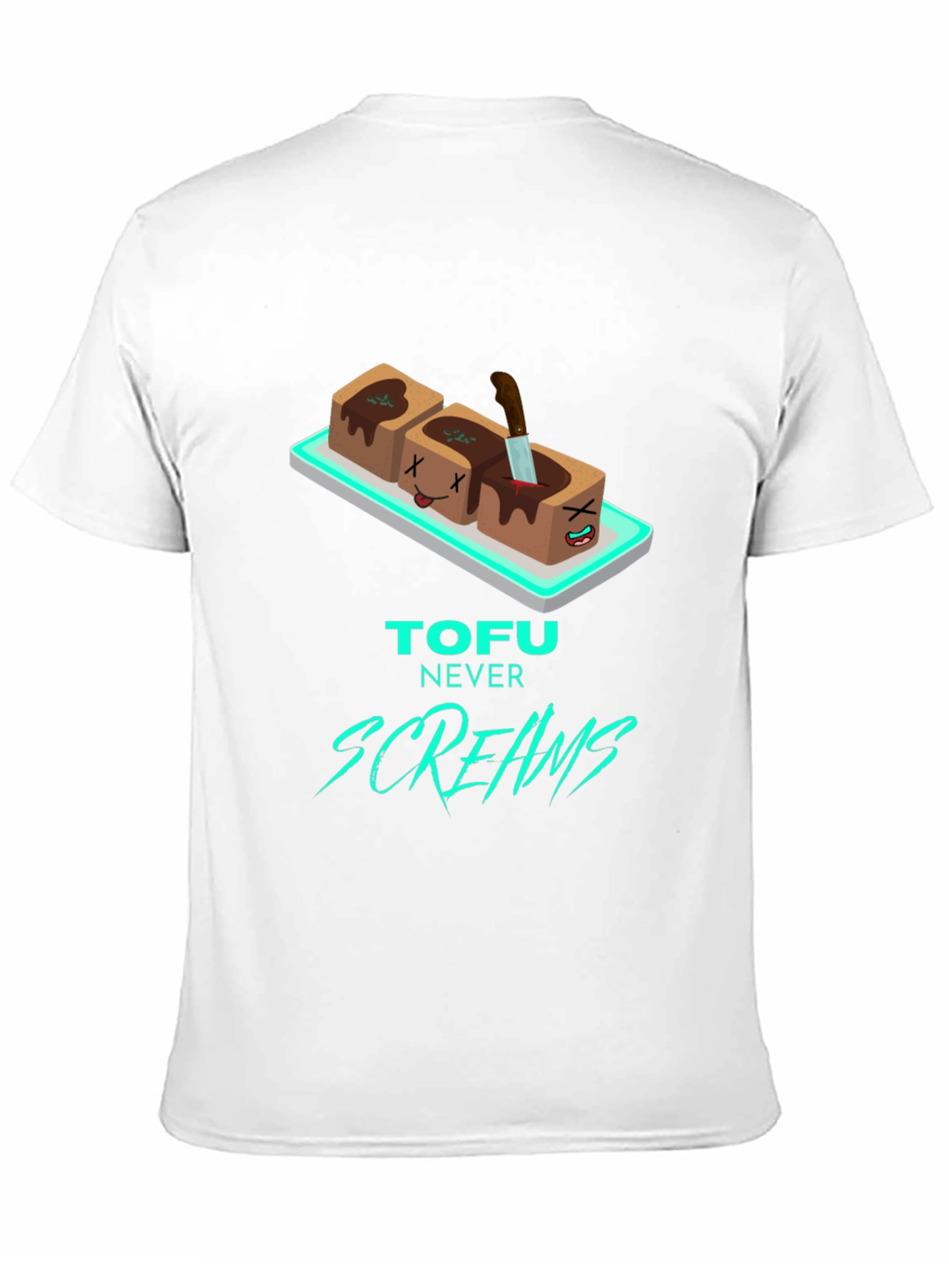 Tofu Never Screams Graphic Tee