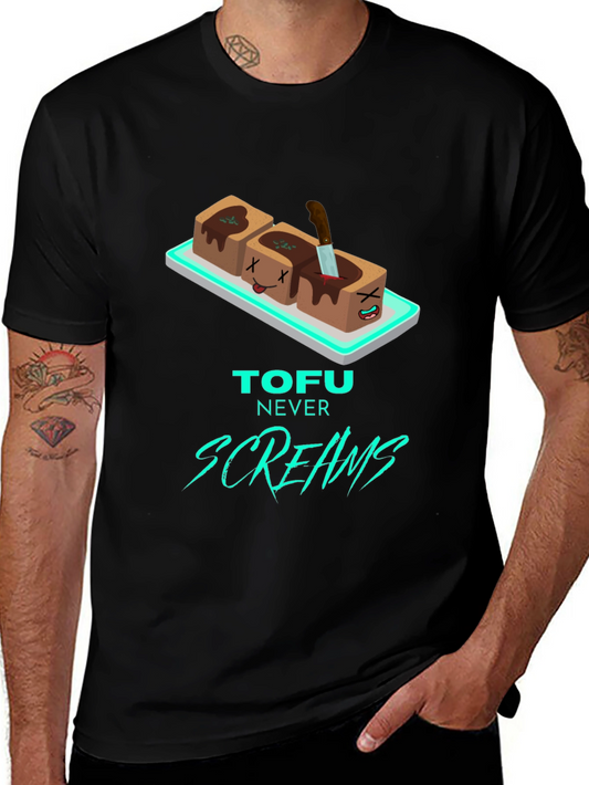 Tofu Never Screams Graphic Tee