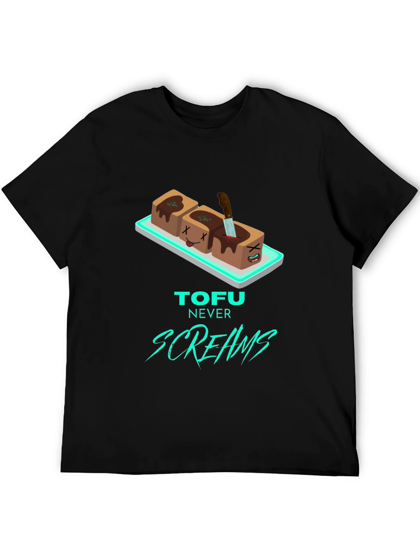Tofu Never Screams Graphic Tee