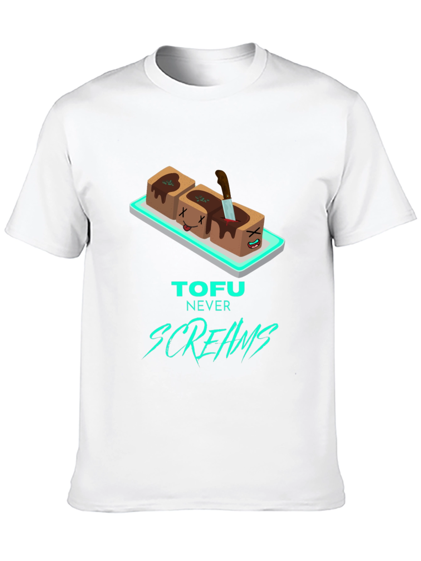 Tofu Never Screams Graphic Tee