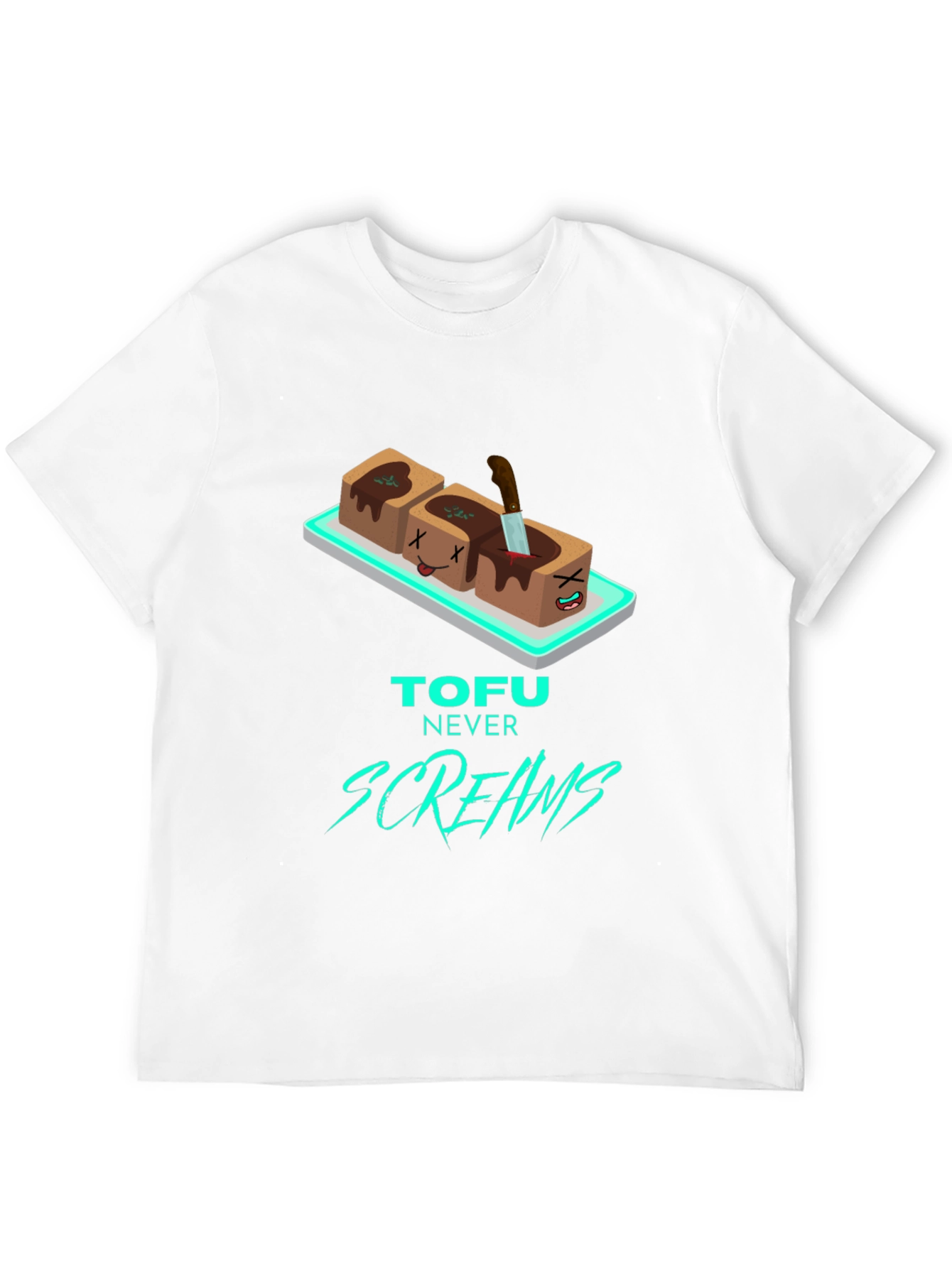 Tofu Never Screams Graphic Tee