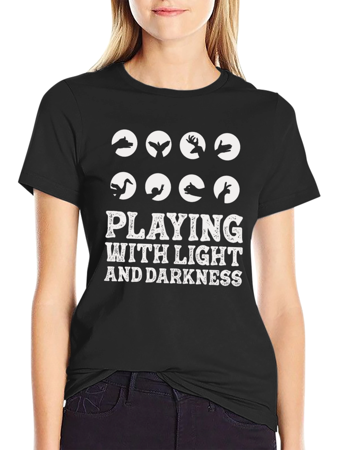 Playing with Light and Darkness Graphic T-Shirt