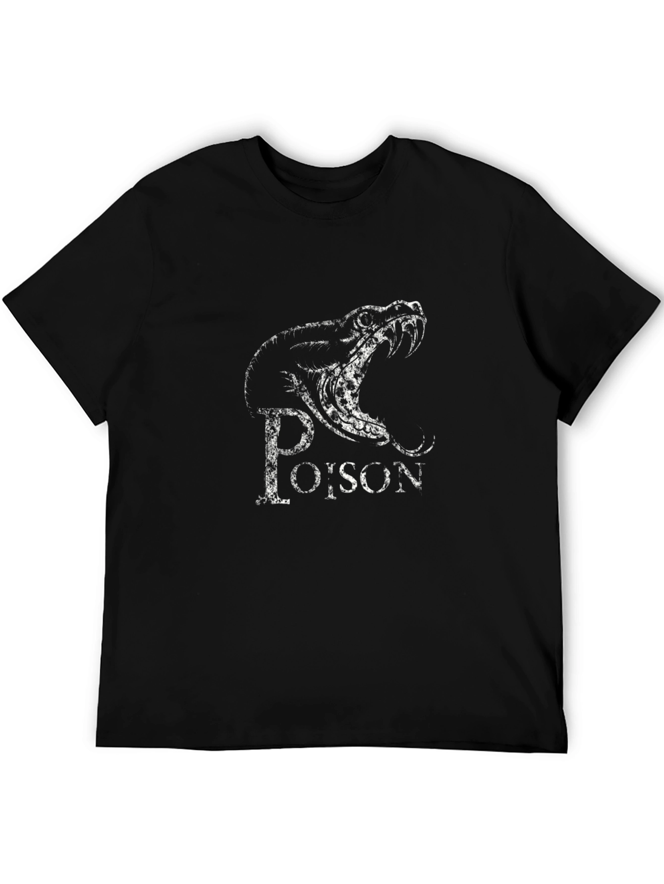 Poison Band Tee - Black Graphic T-Shirt