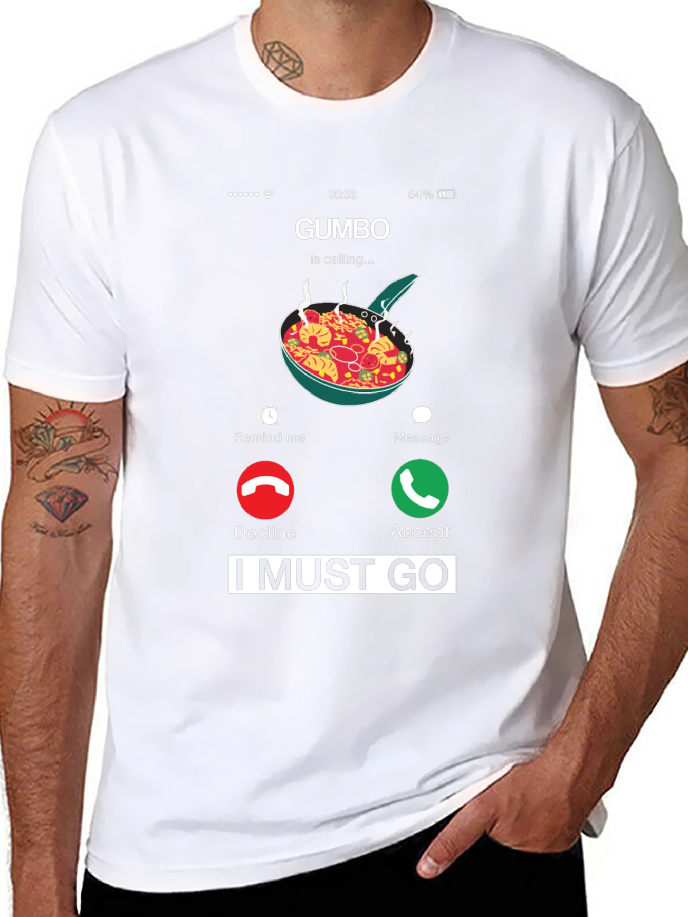 Gumbo Calling T-Shirt - Funny Foodie Tee