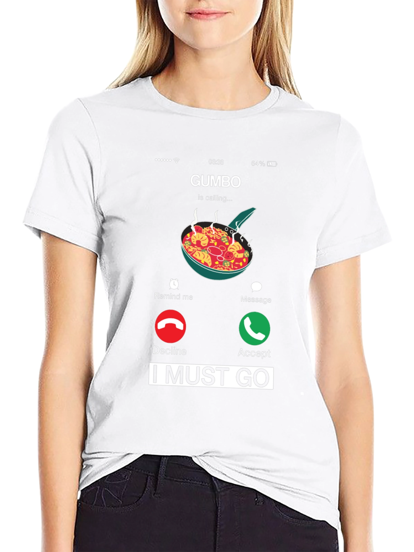 Gumbo Calling T-Shirt - Funny Foodie Tee