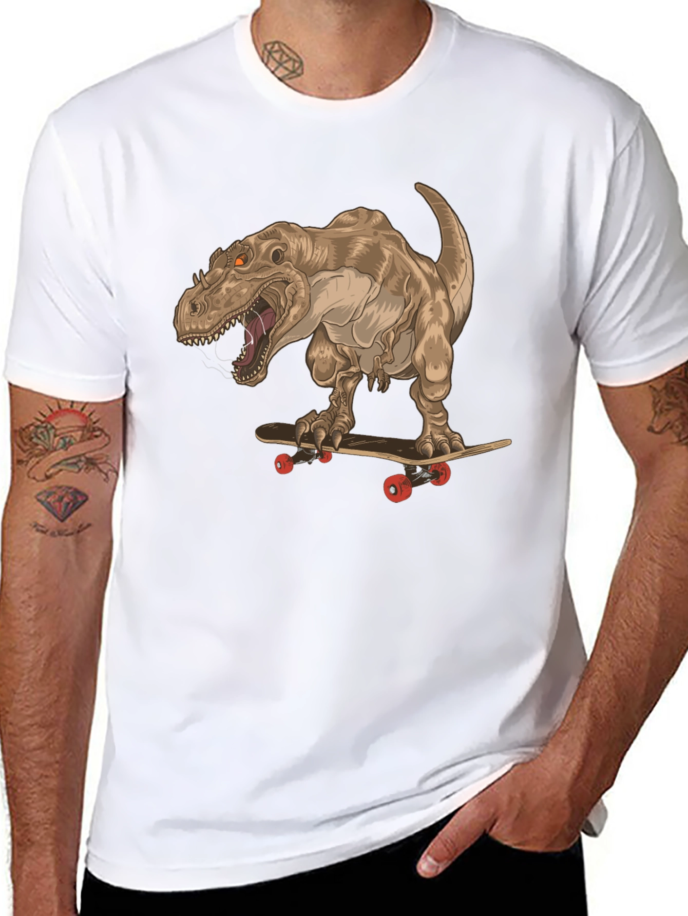 Dinosaur Skate T-Shirt: Ride in Style